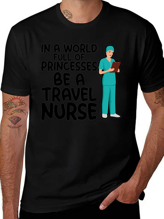 Travel Nurse Graphic Tee - Novelty Gift Idea