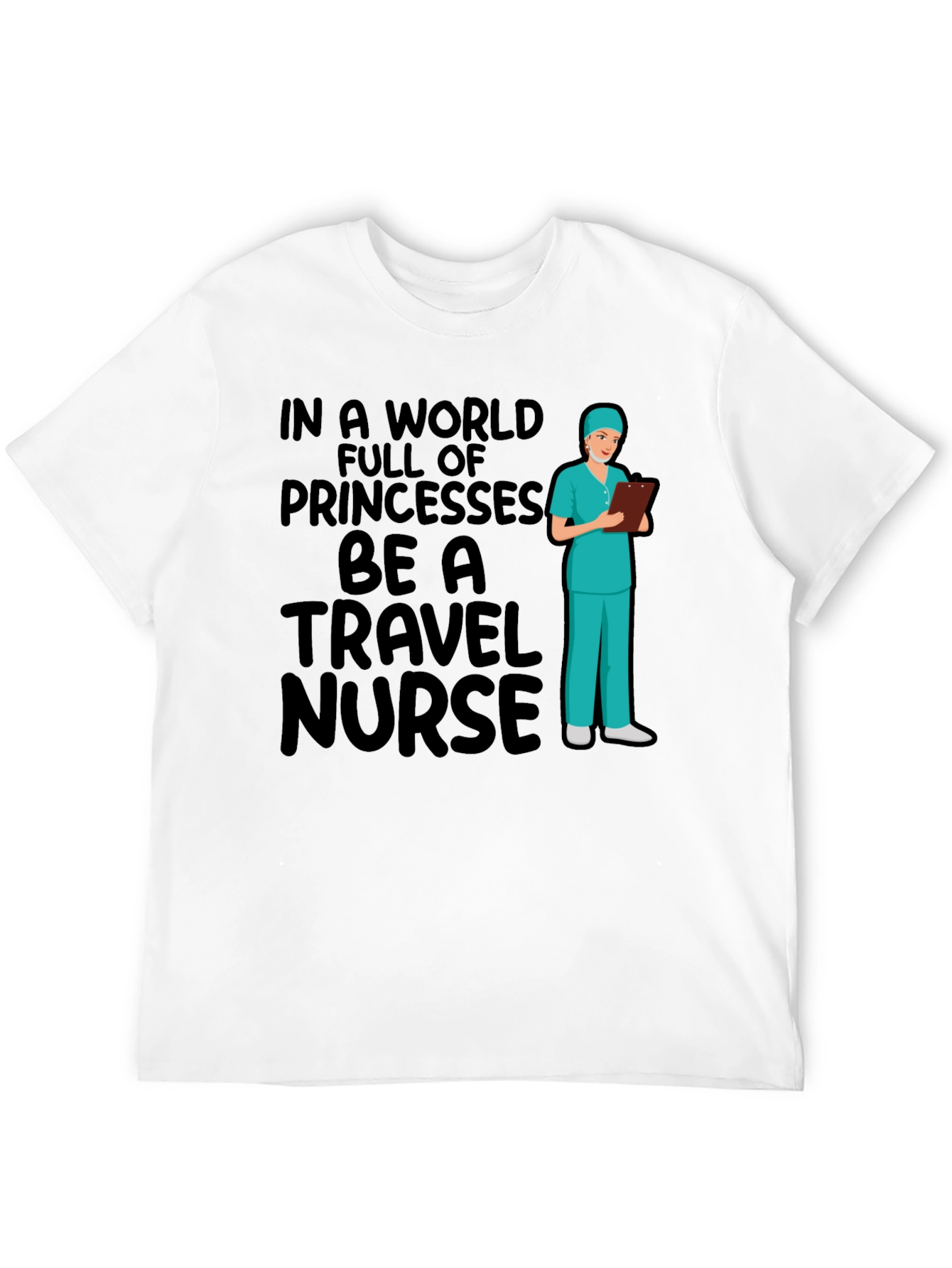 Travel Nurse Graphic Tee - Novelty Gift Idea
