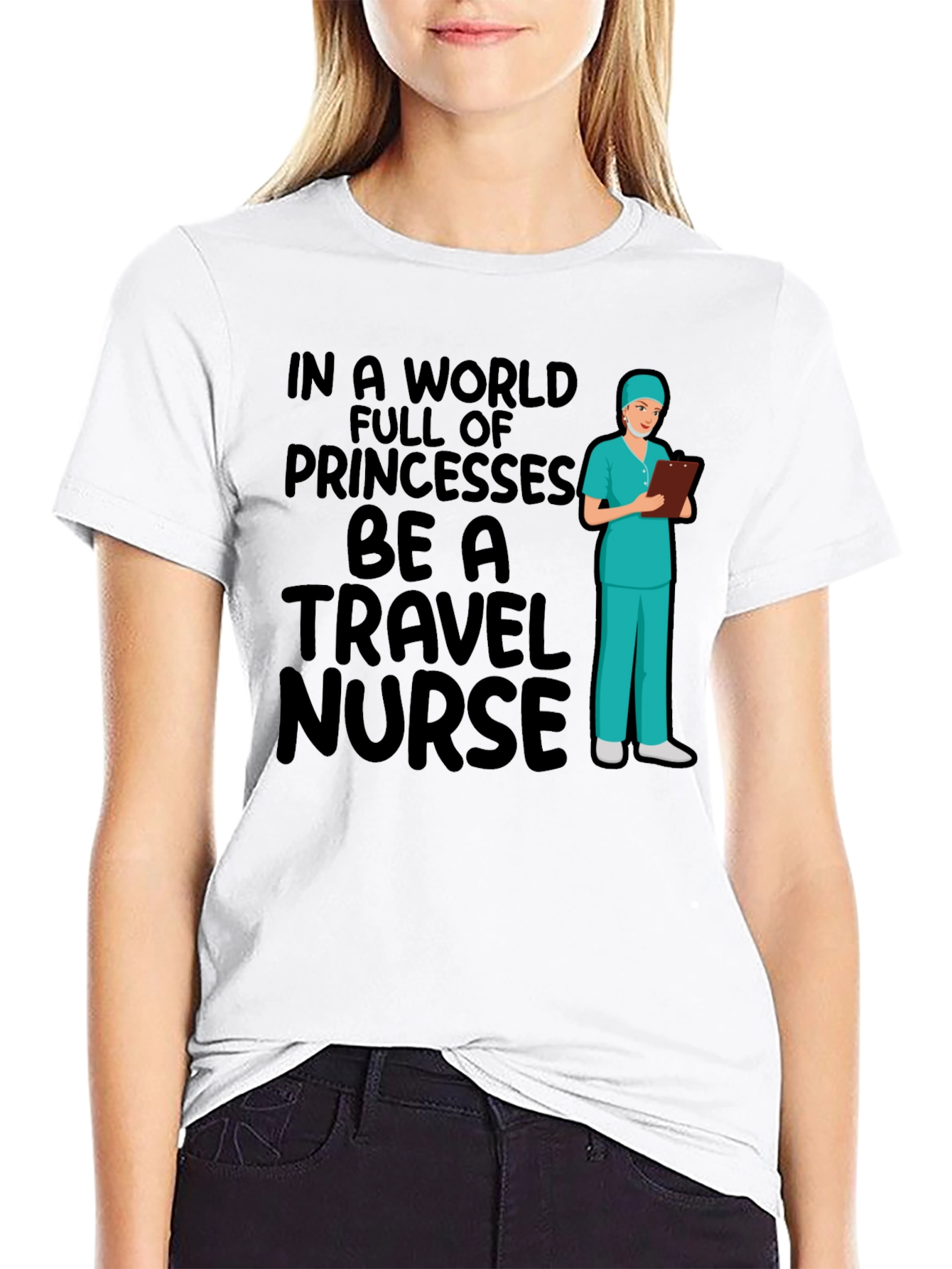 Travel Nurse Graphic Tee - Novelty Gift Idea