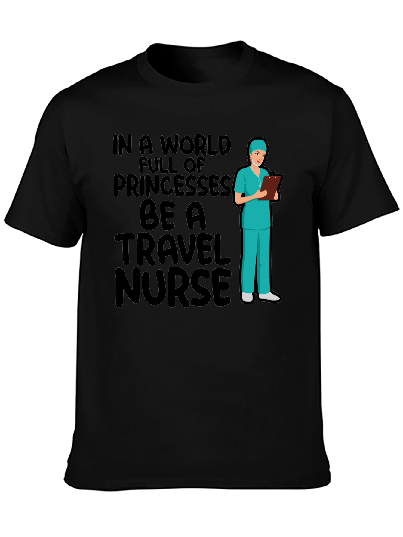 Travel Nurse Graphic Tee - Novelty Gift Idea
