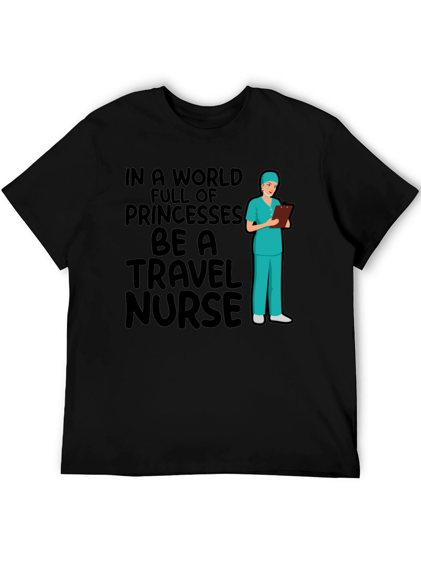 Travel Nurse Graphic Tee - Novelty Gift Idea