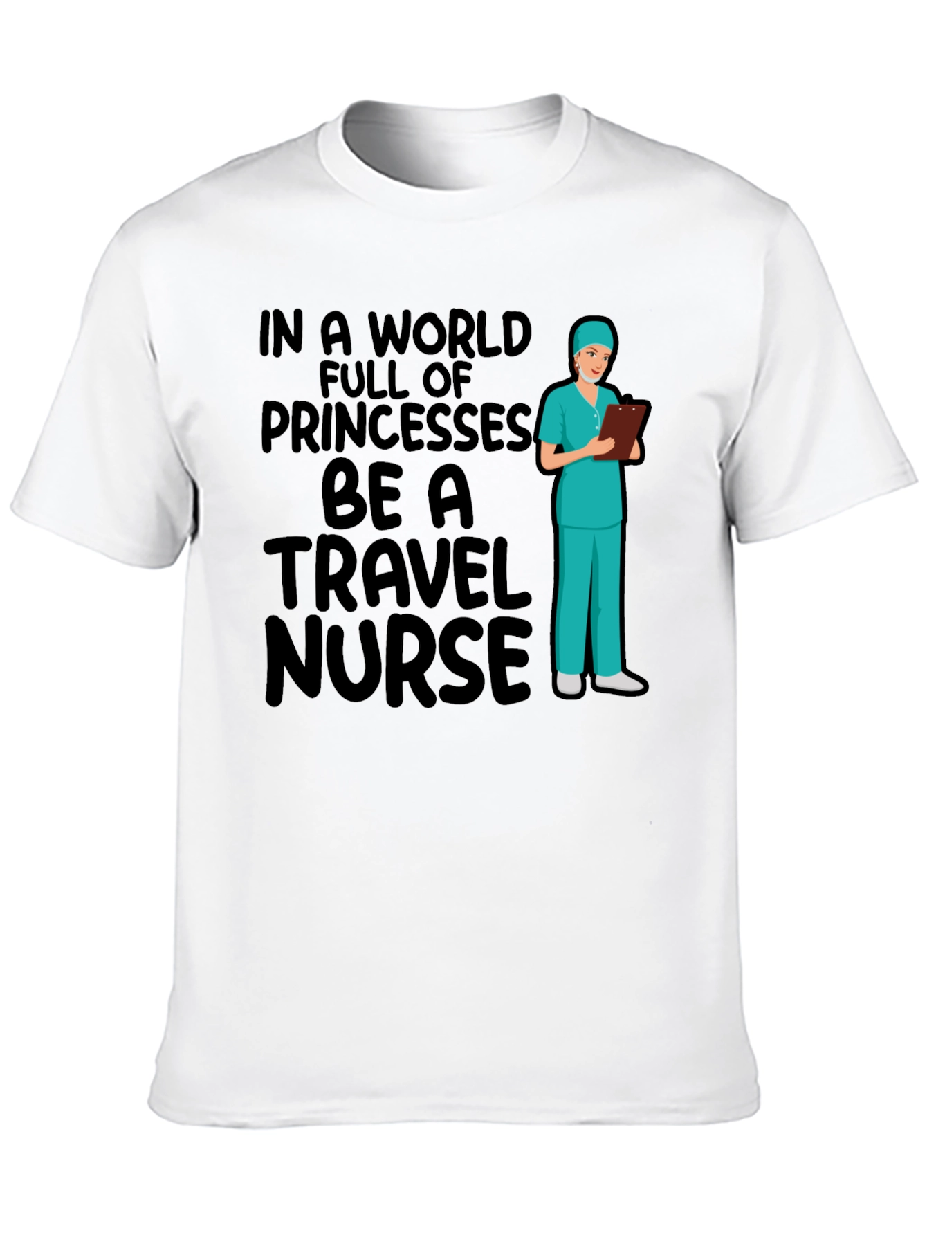 Travel Nurse Graphic Tee - Novelty Gift Idea