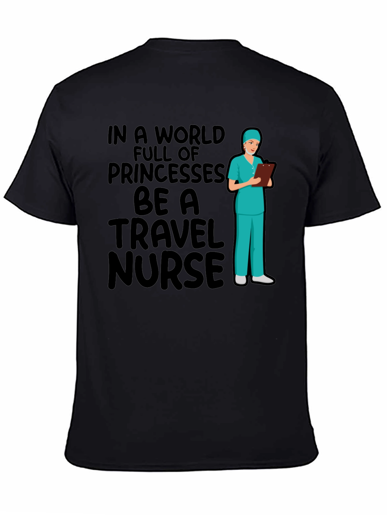 Travel Nurse Graphic Tee - Novelty Gift Idea