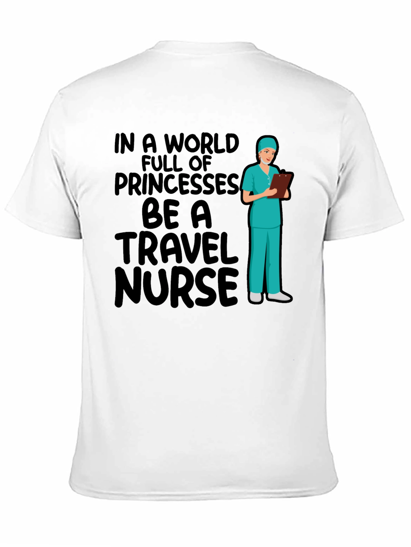 Travel Nurse Graphic Tee - Novelty Gift Idea