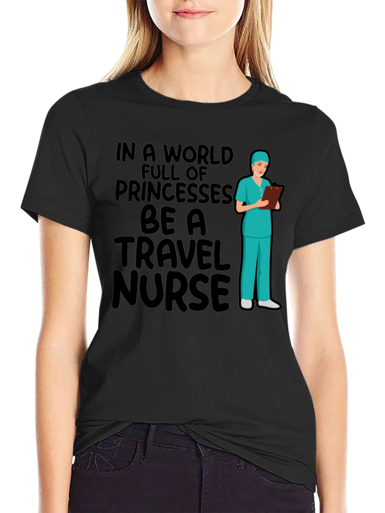 Travel Nurse Graphic Tee - Novelty Gift Idea