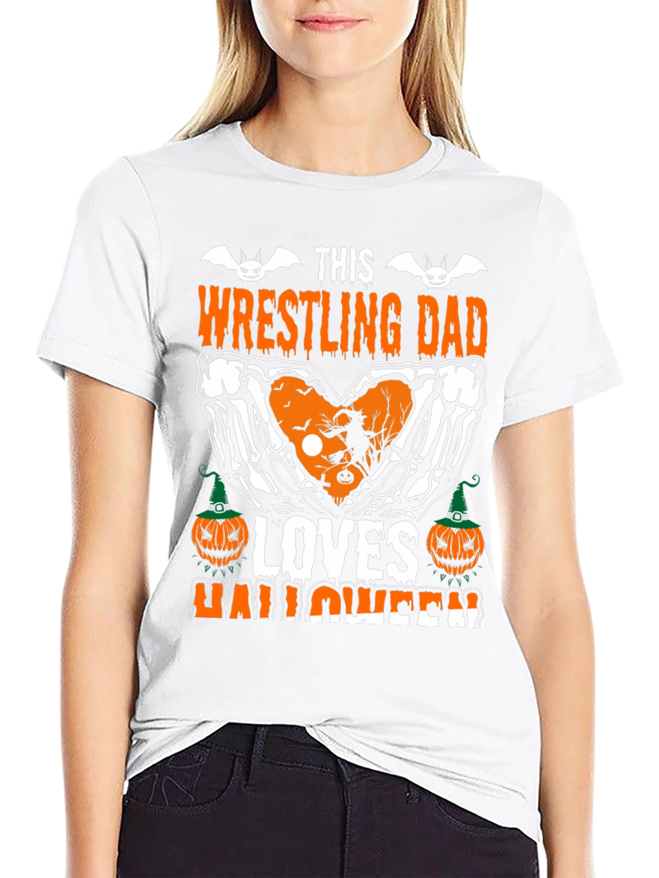 Wrestling Dad Halloween Graphic Tee