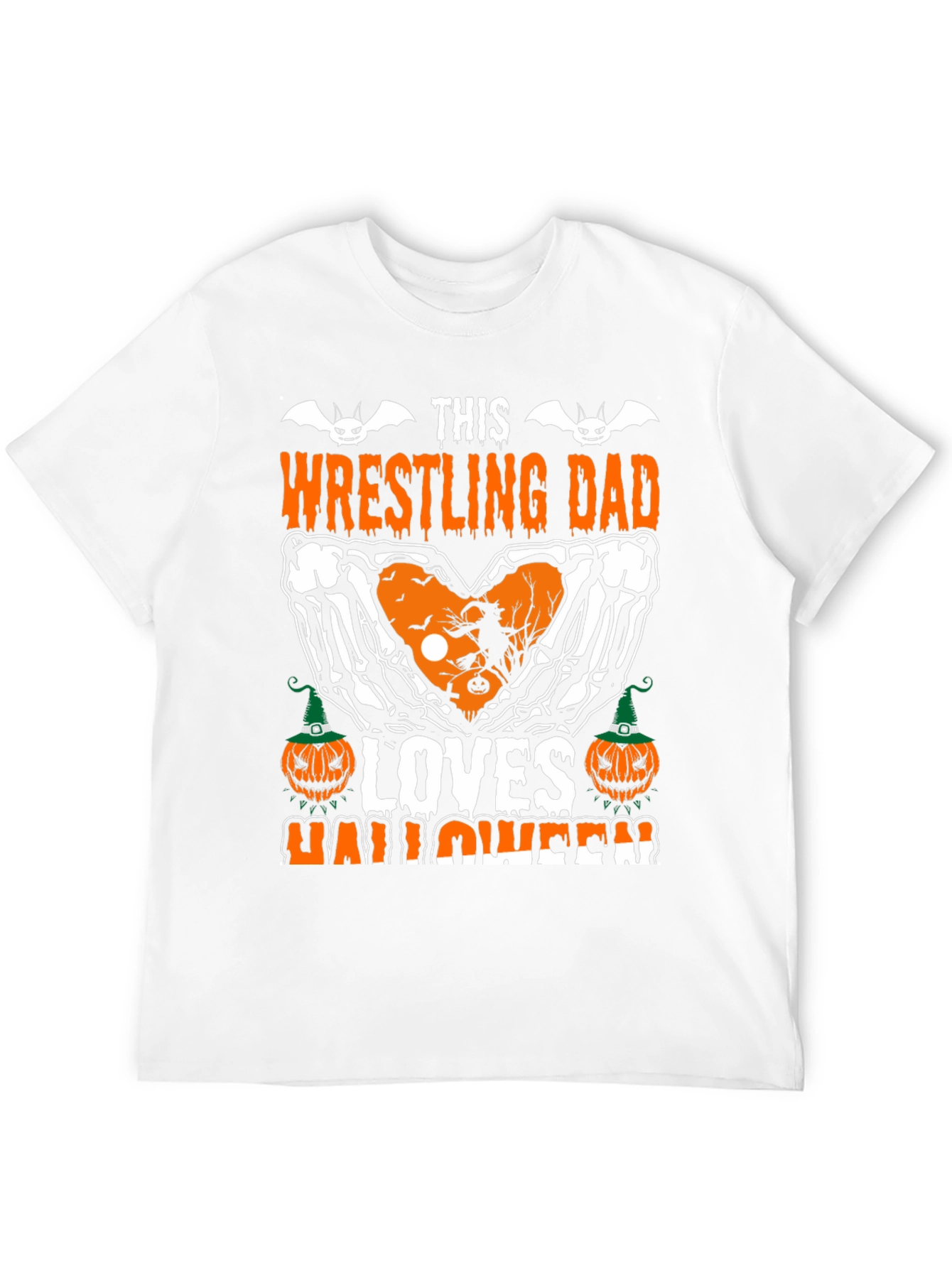Wrestling Dad Halloween Graphic Tee