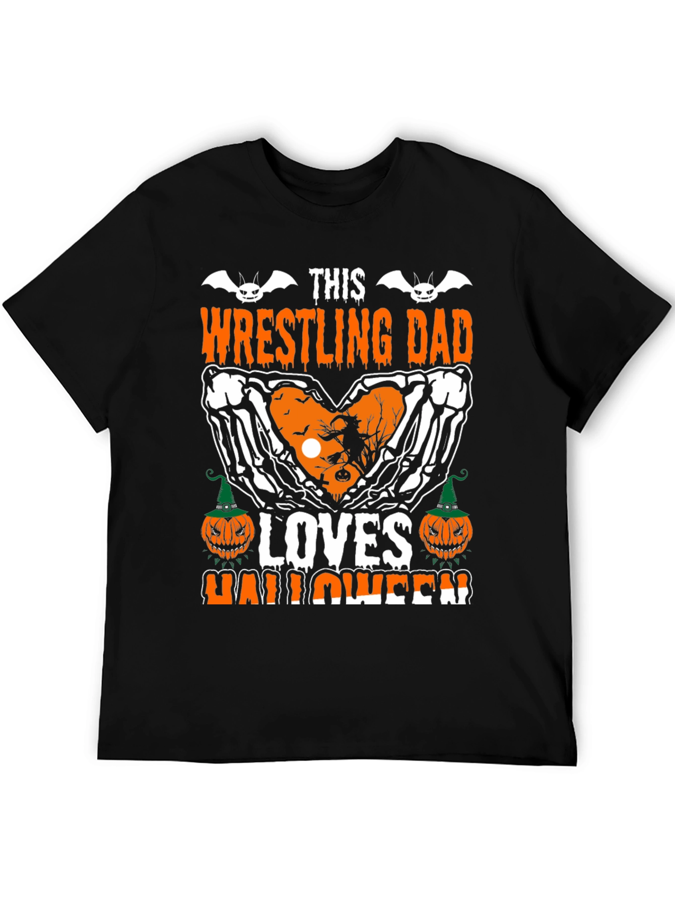 Wrestling Dad Halloween Graphic Tee