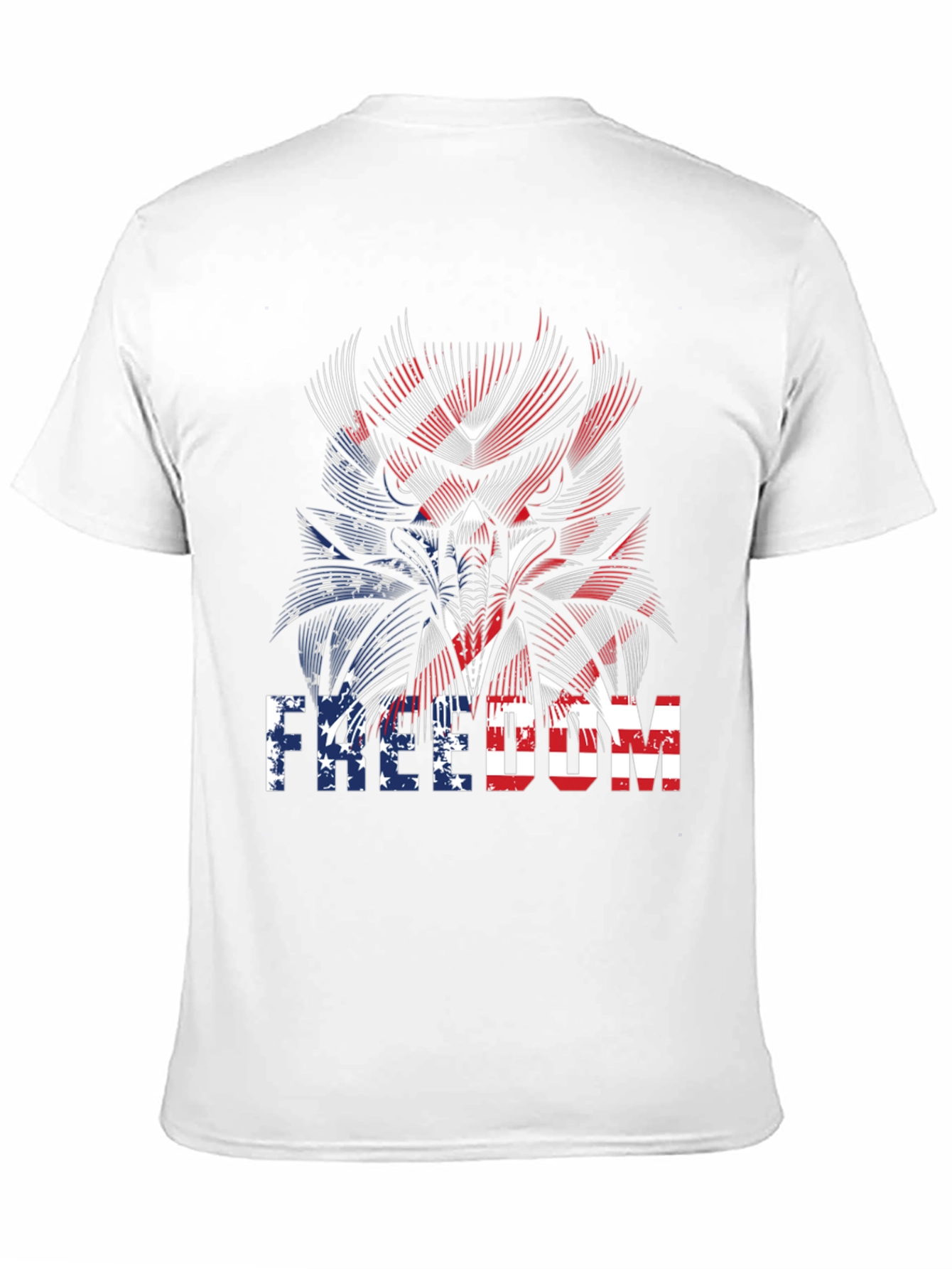 Freedom American Flag Graphic T-Shirt