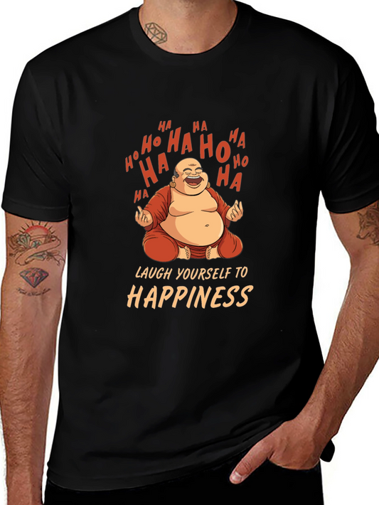 Laughing Buddha Graphic T-Shirt