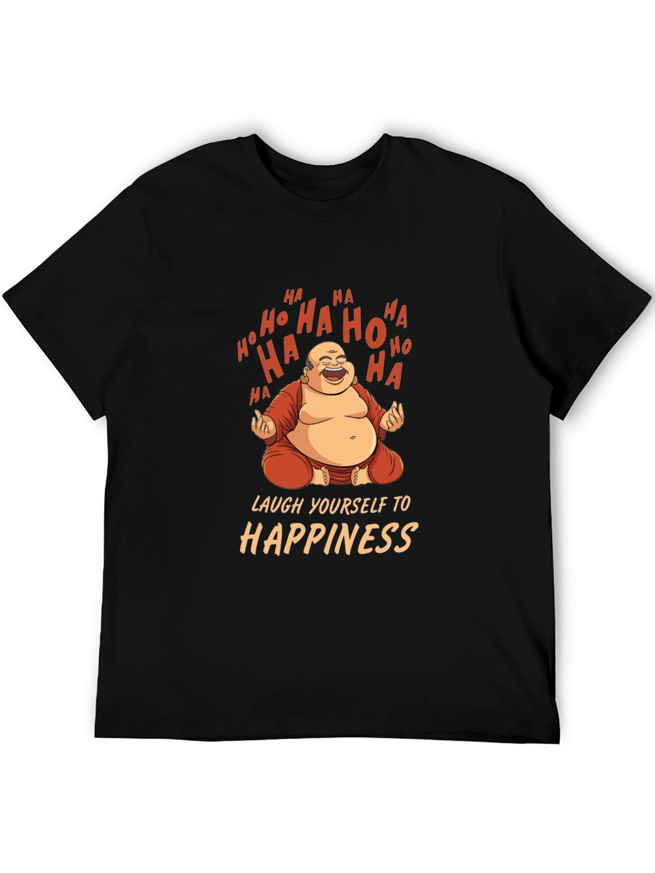 Laughing Buddha Graphic T-Shirt