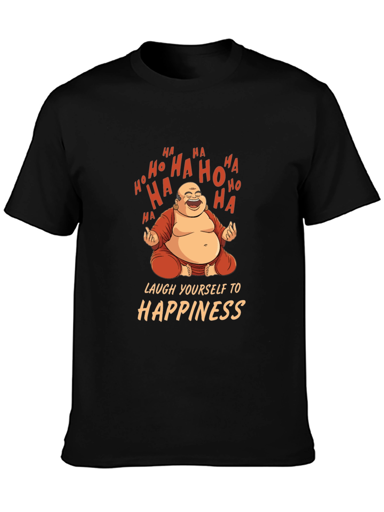 Laughing Buddha Graphic T-Shirt