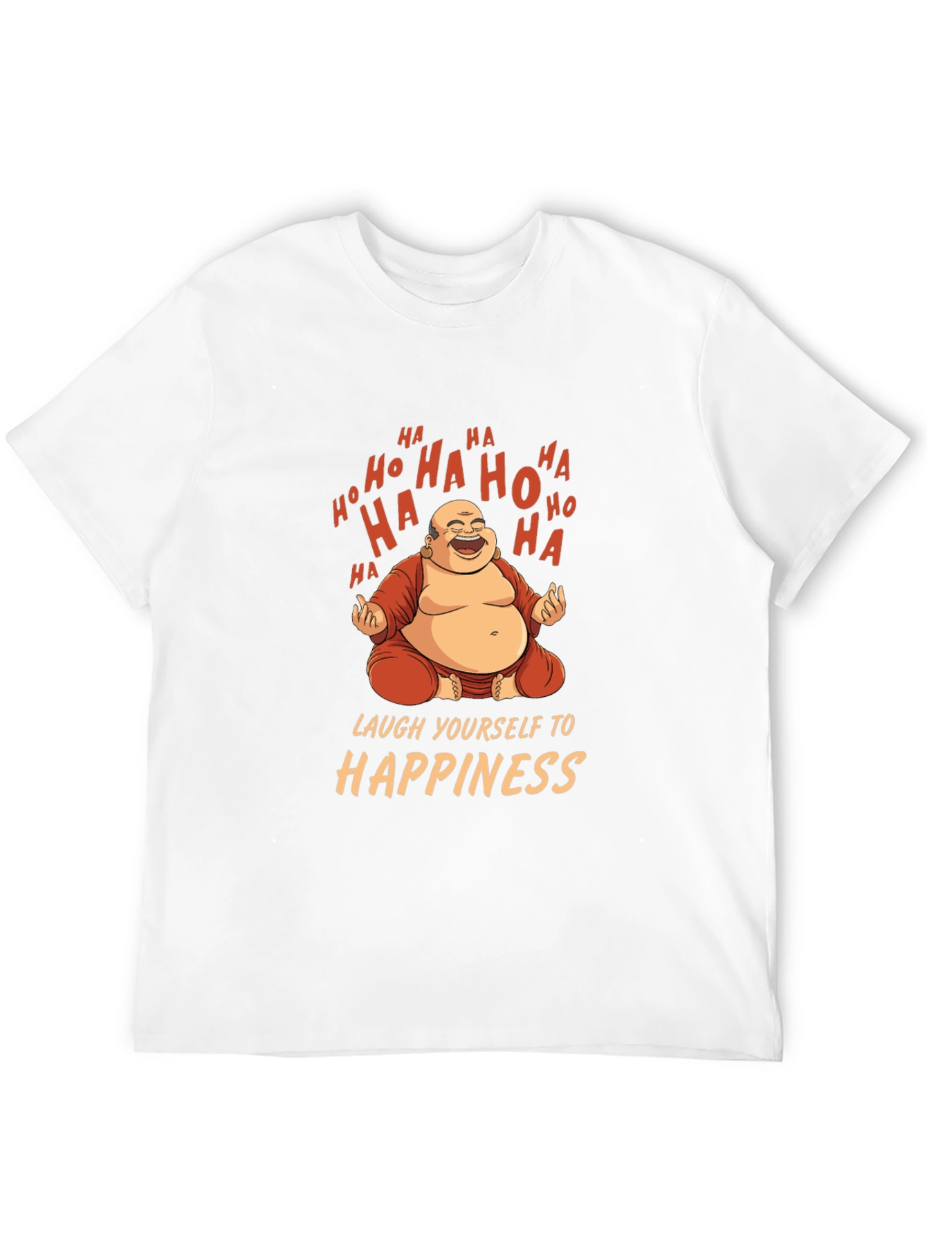 Laughing Buddha Graphic T-Shirt