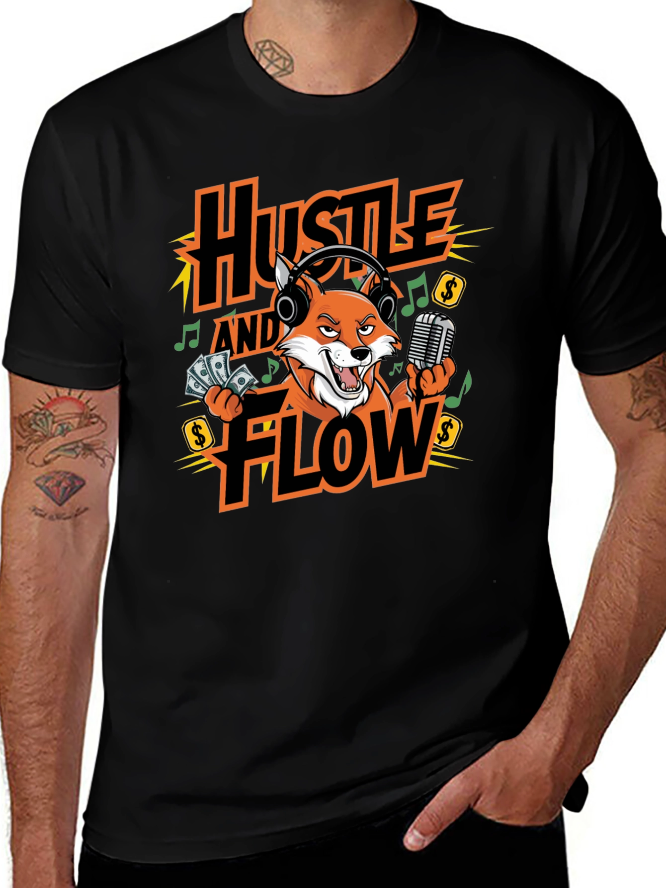 Hustle and Flow Graphic T-Shirt