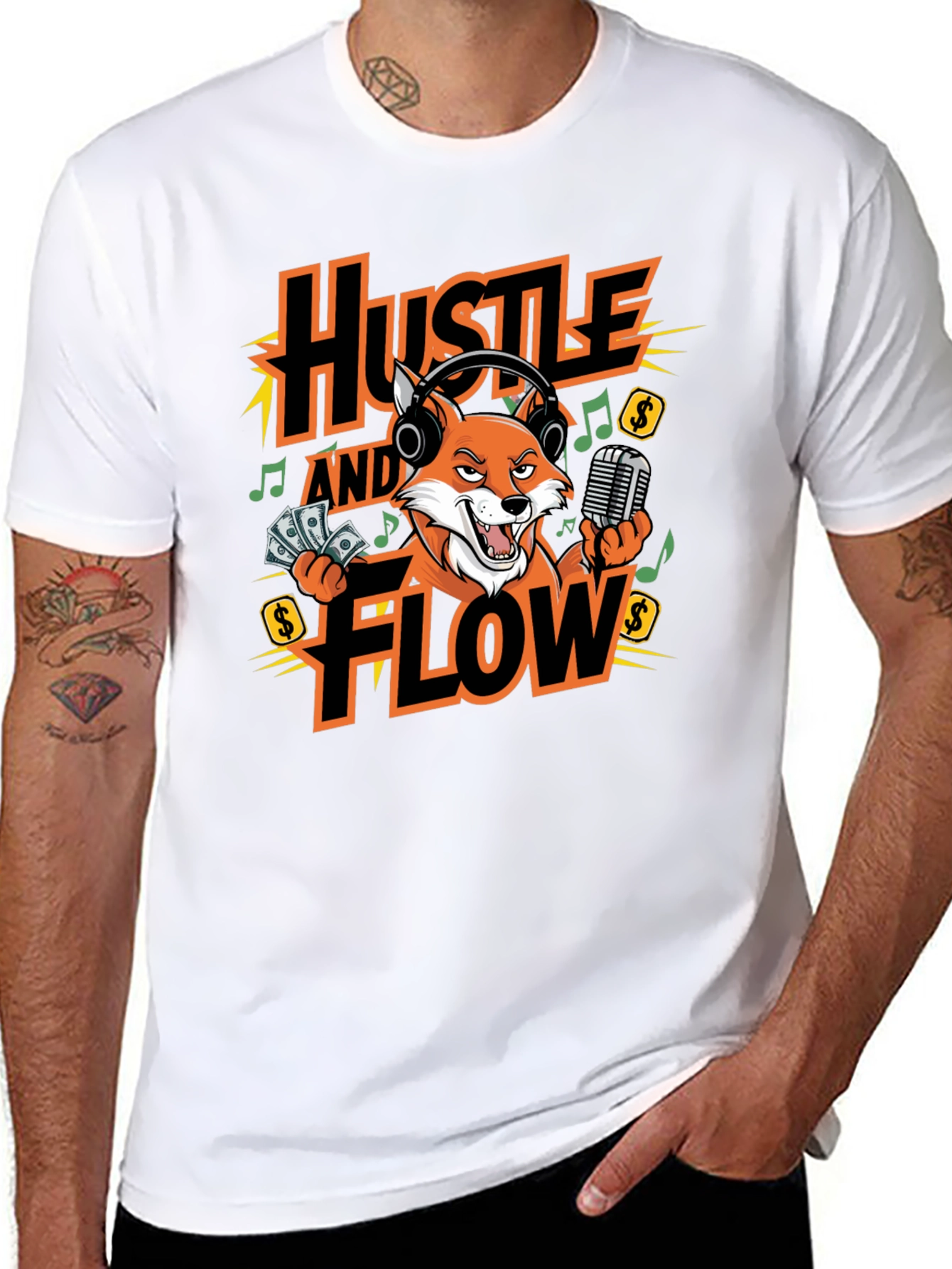 Hustle and Flow Graphic T-Shirt