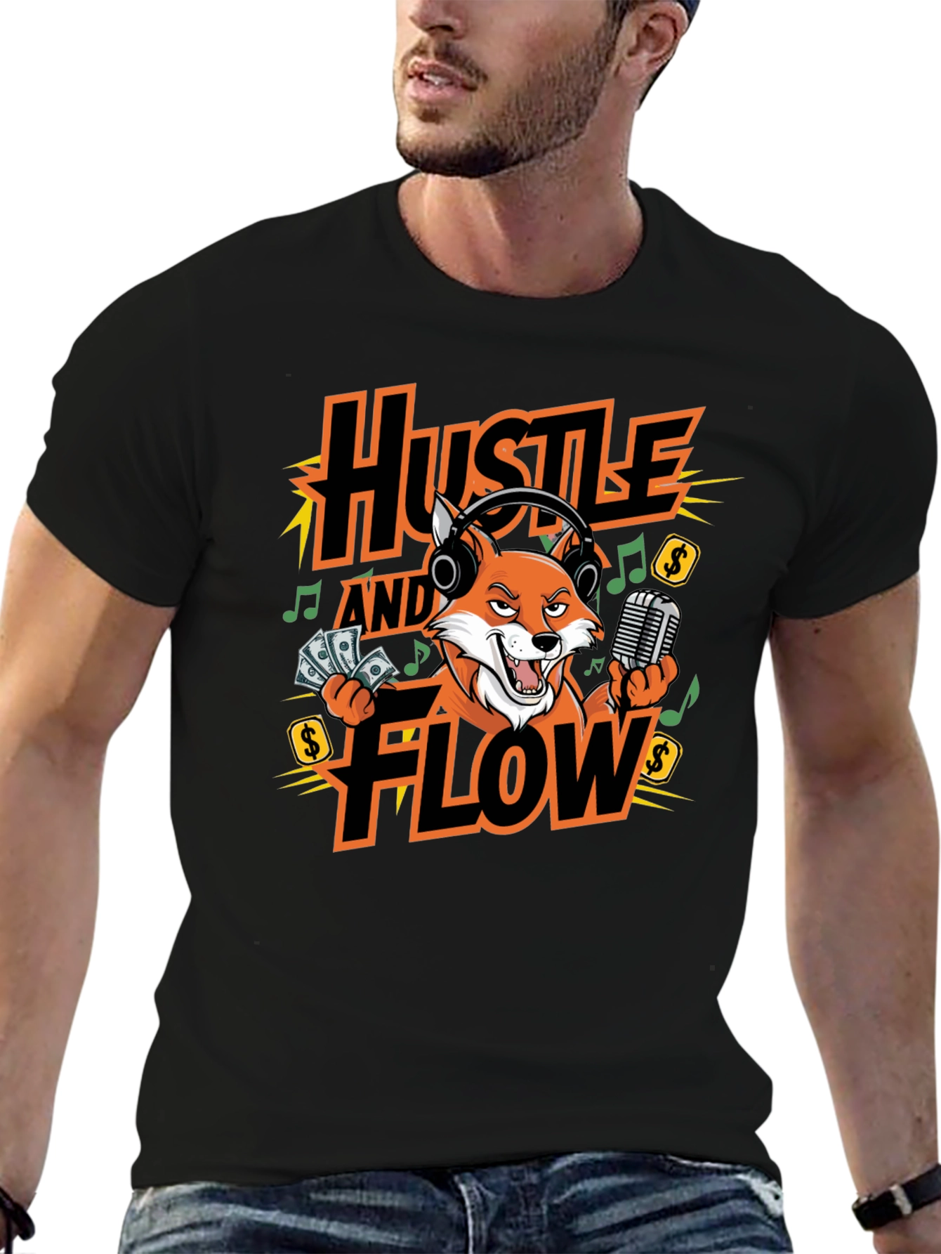 Hustle and Flow Graphic T-Shirt