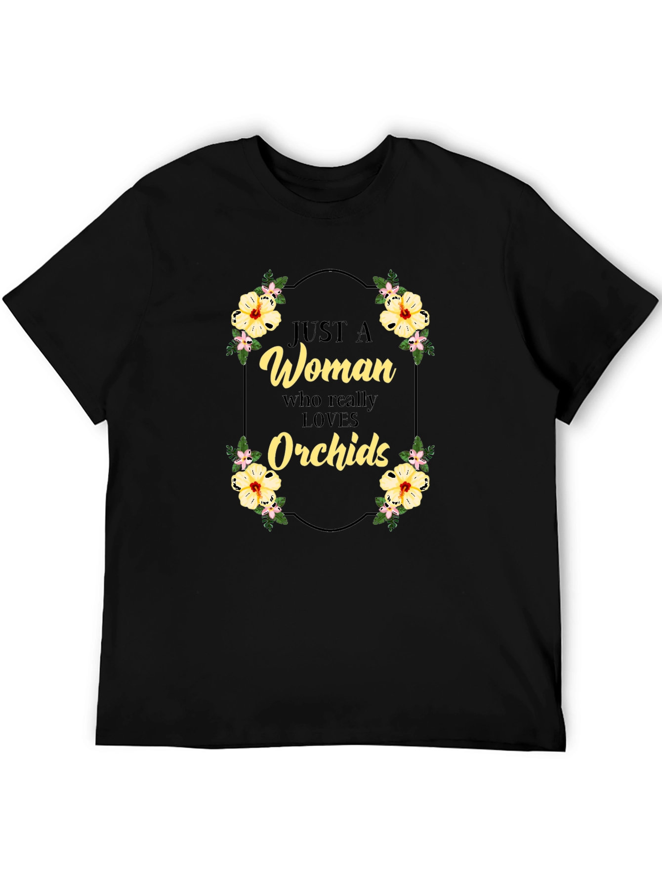 Orchid Lover T-Shirt - Floral Graphic Tee