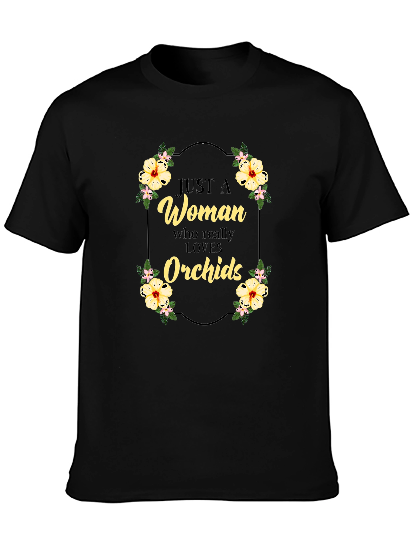 Orchid Lover T-Shirt - Floral Graphic Tee
