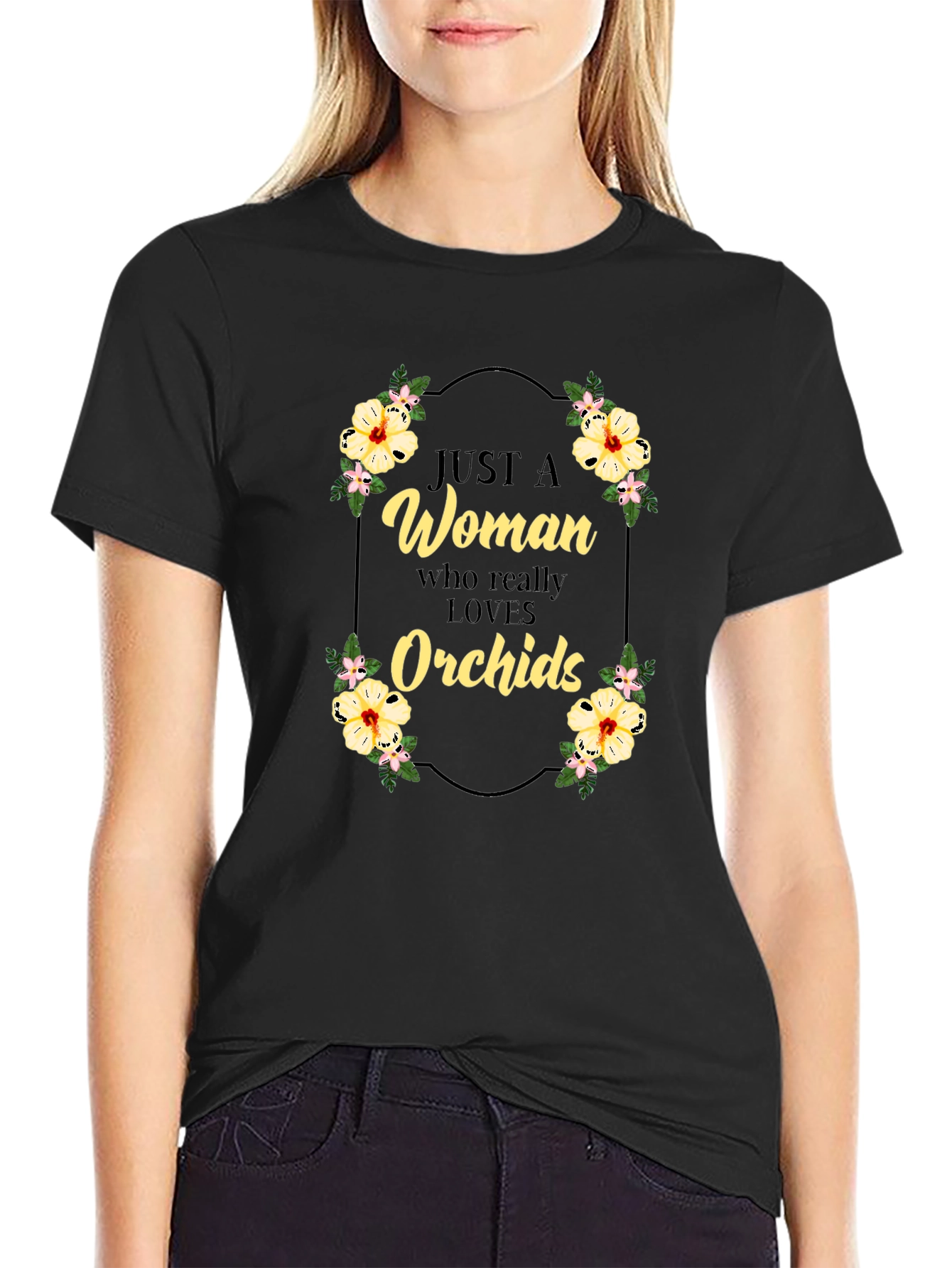 Orchid Lover T-Shirt - Floral Graphic Tee