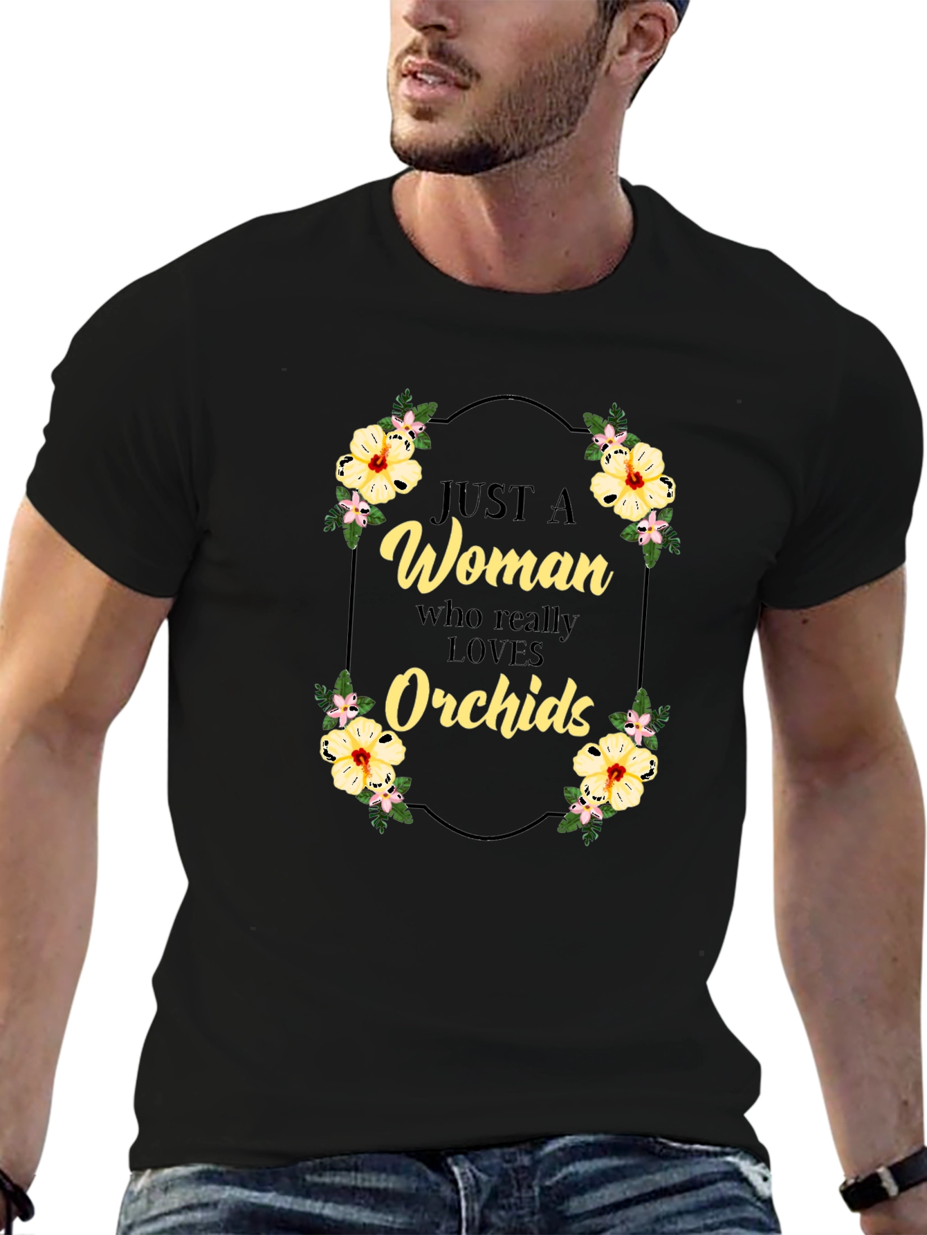 Orchid Lover T-Shirt - Floral Graphic Tee