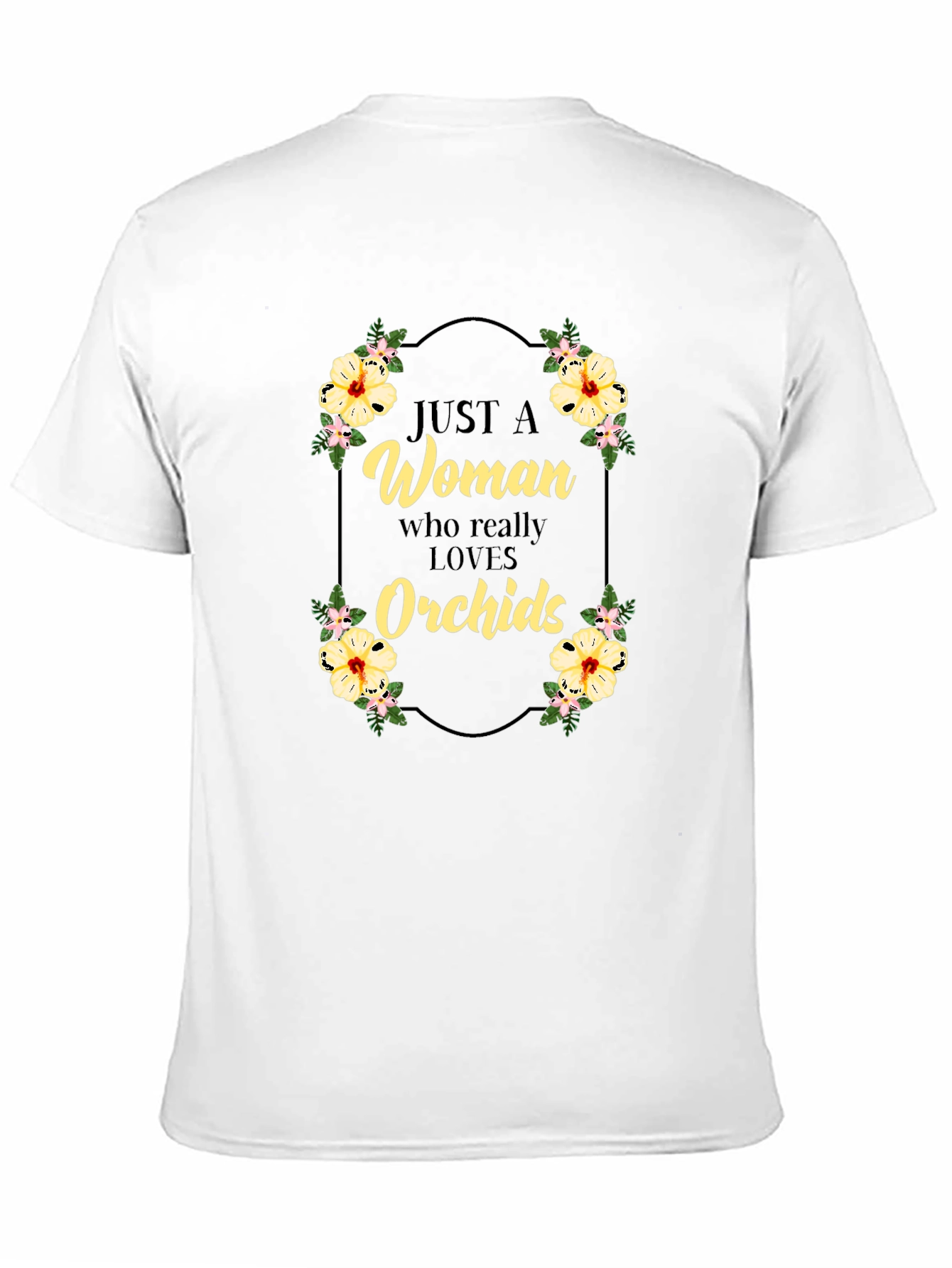 Orchid Lover T-Shirt - Floral Graphic Tee