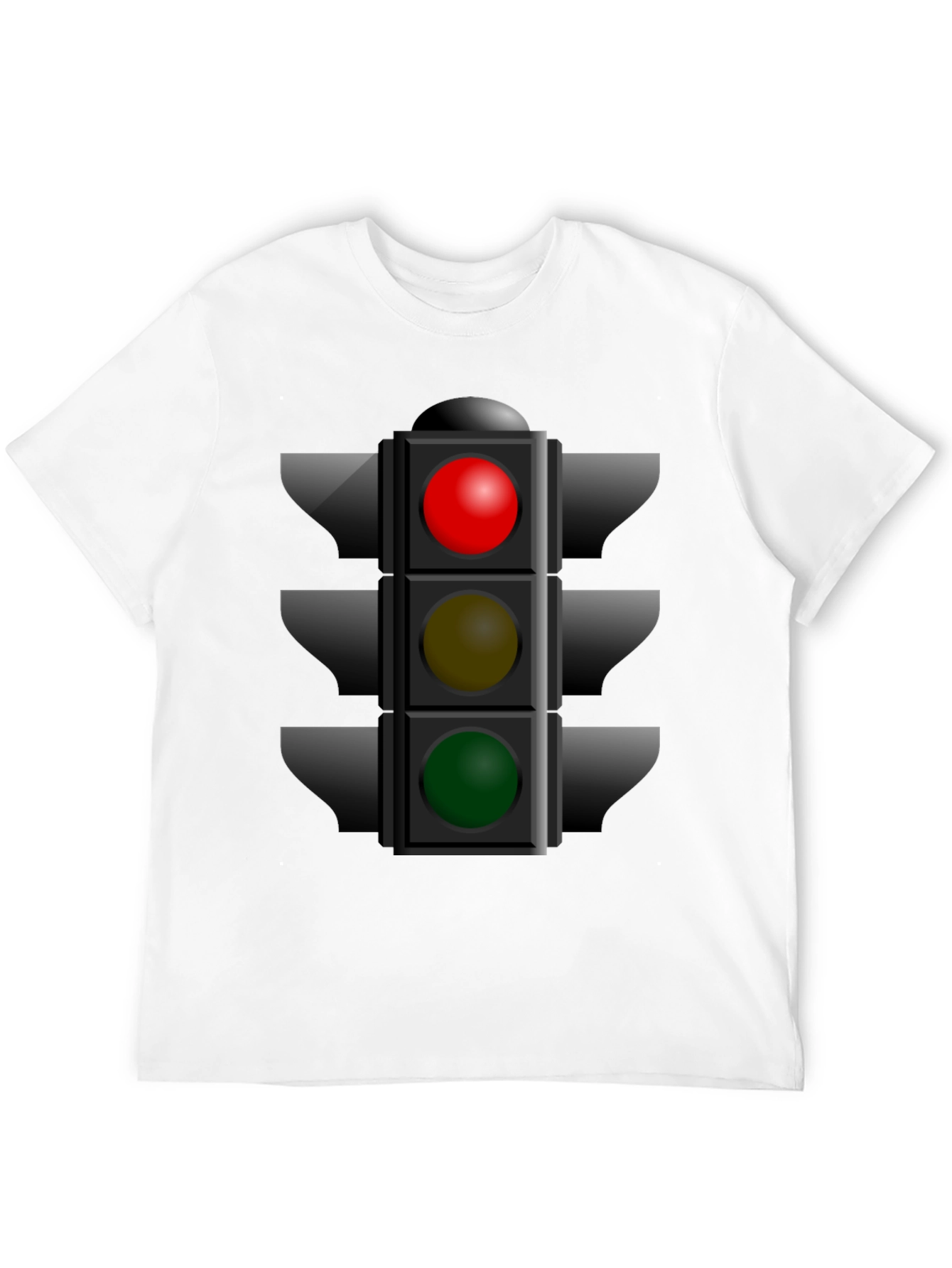 Traffic Light Graphic Tee - Novelty T-Shirt