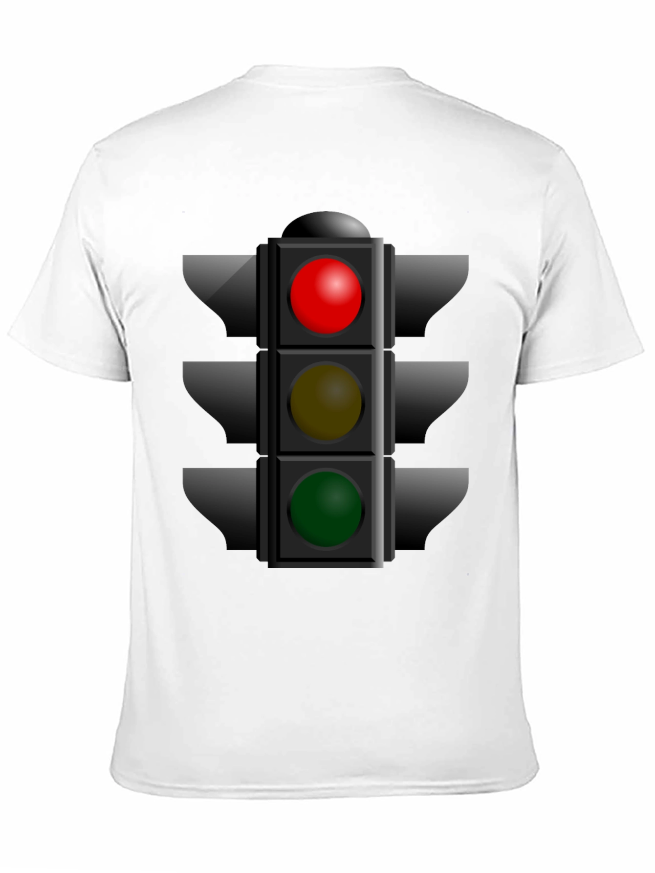 Traffic Light Graphic Tee - Novelty T-Shirt