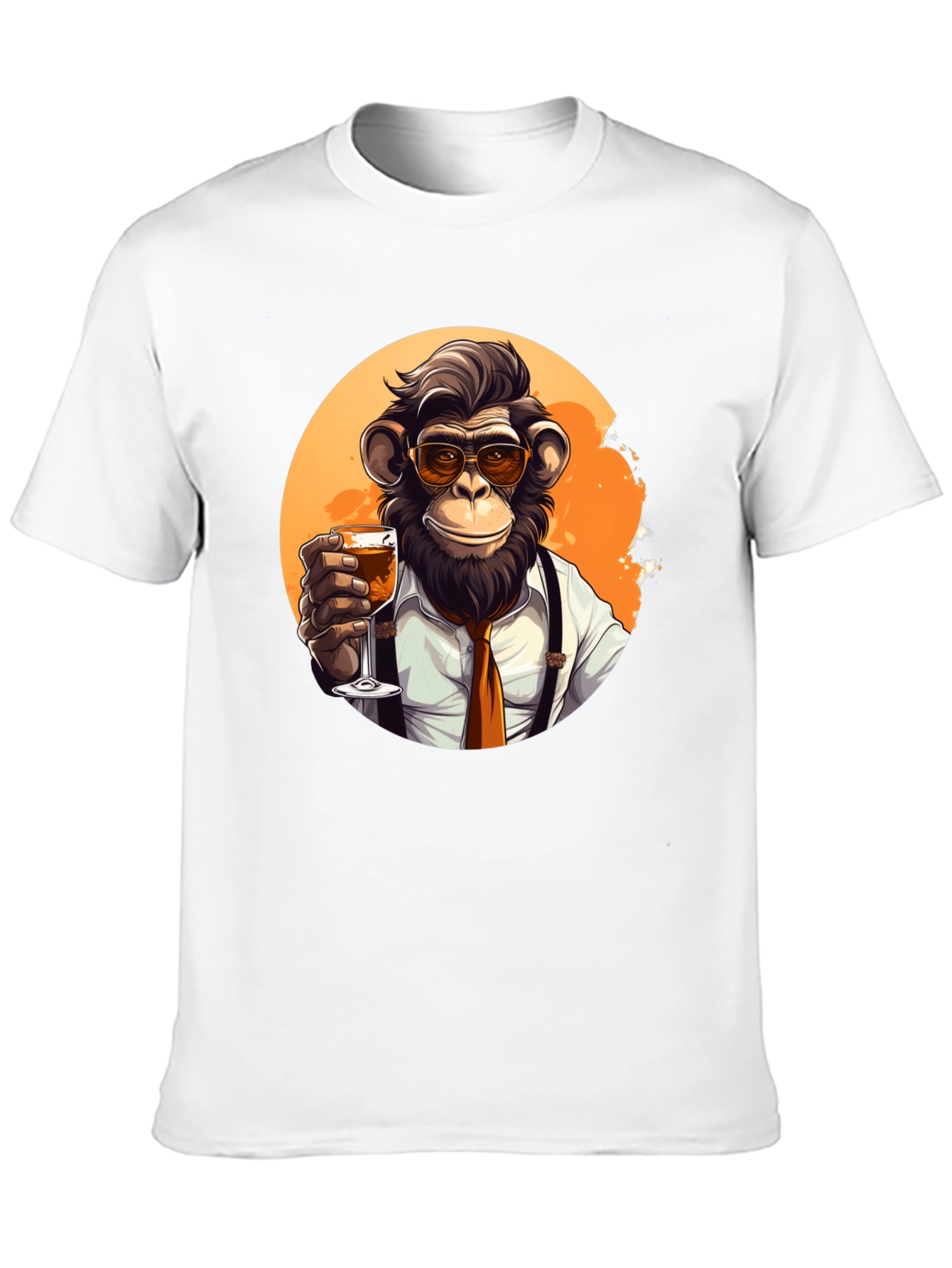 Dapper Monkey Black T-Shirt