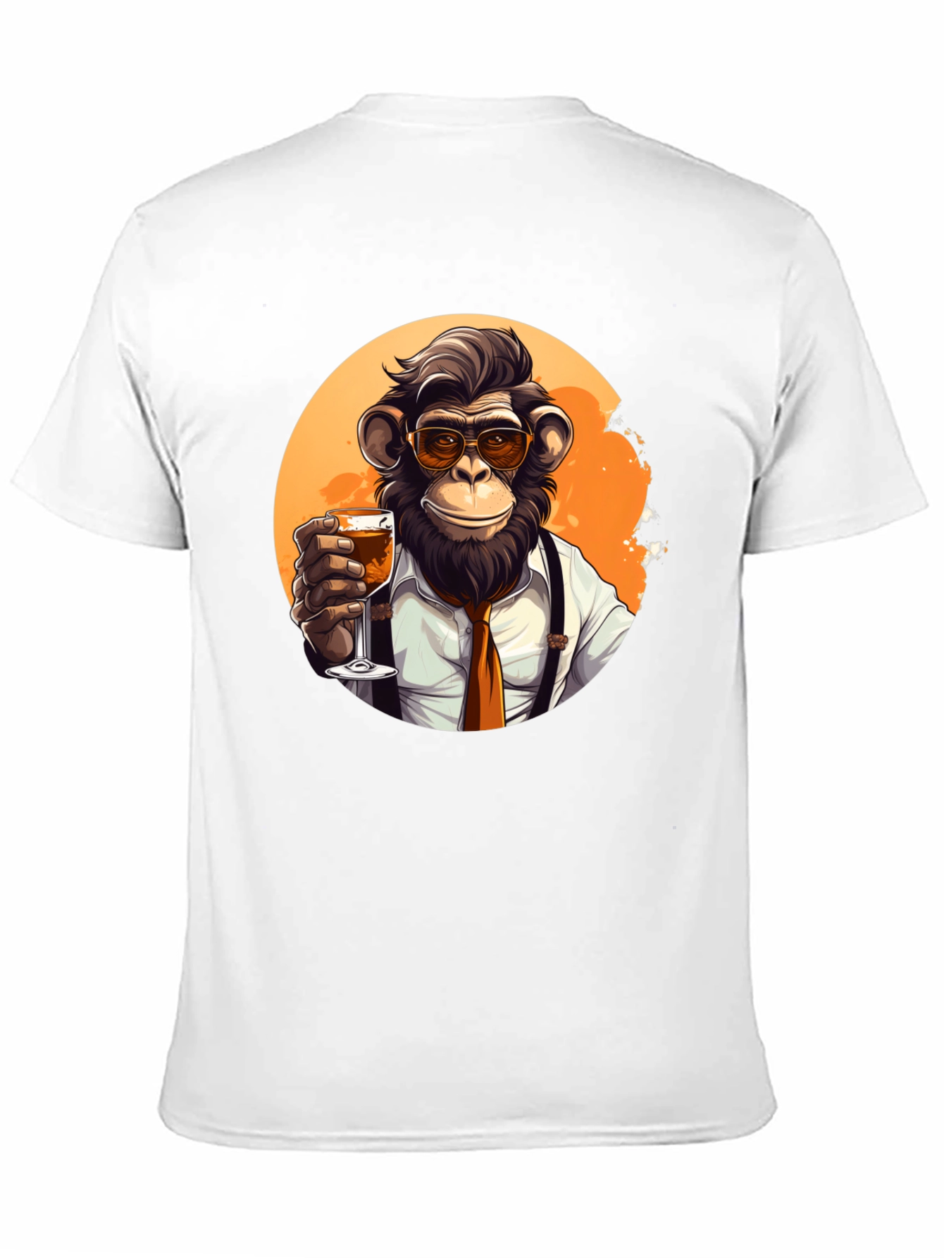 Dapper Monkey Black T-Shirt
