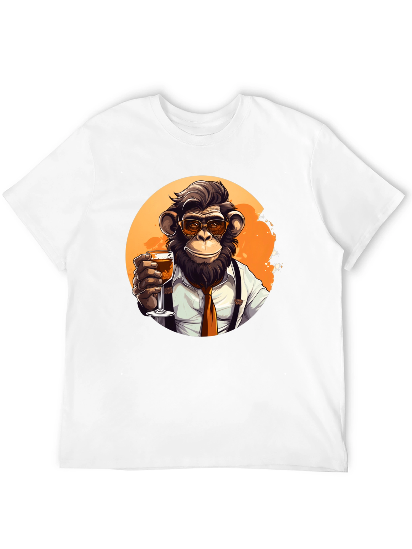 Dapper Monkey Black T-Shirt