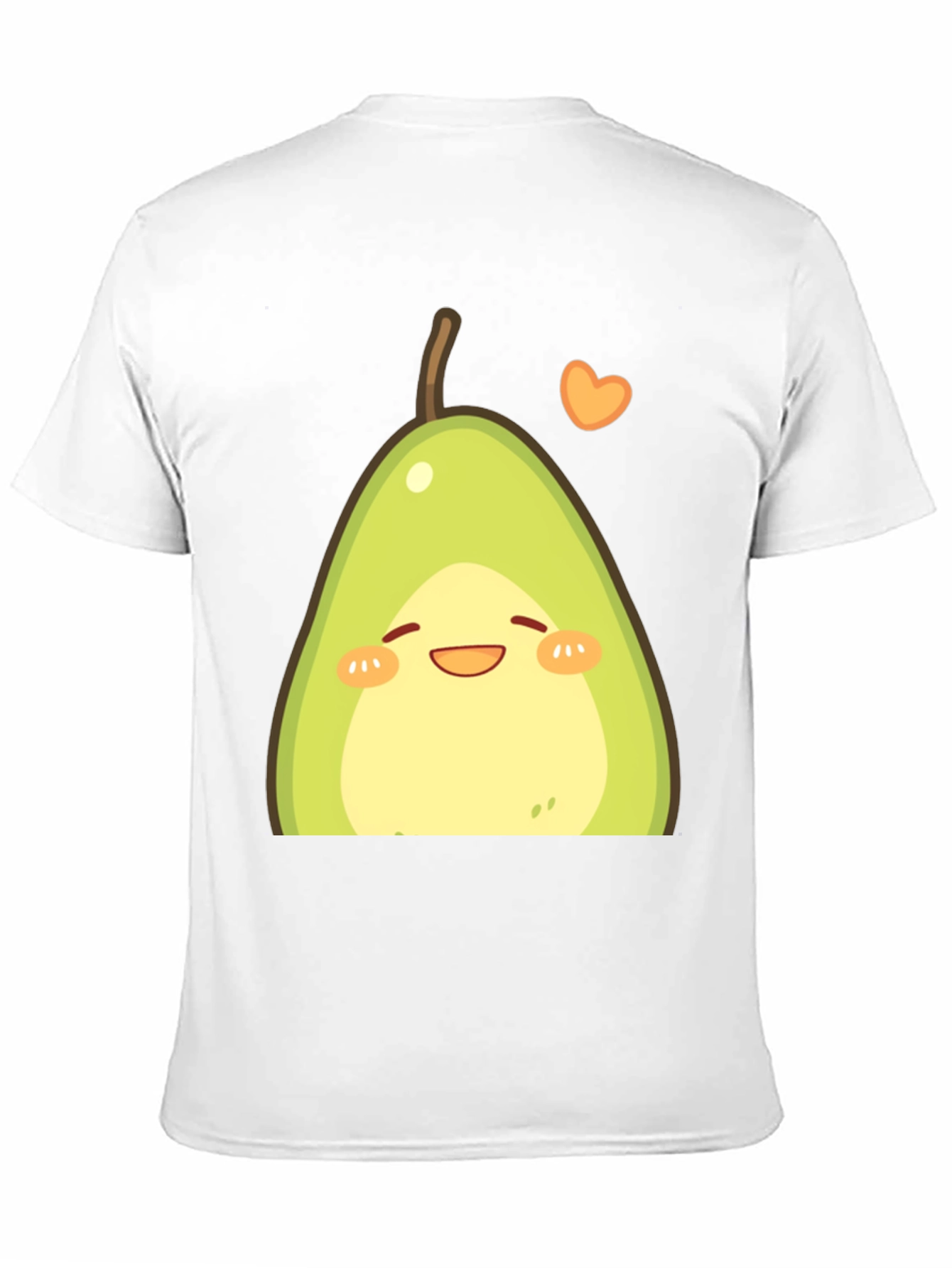 Cute Avocado Graphic T-Shirt - Black
