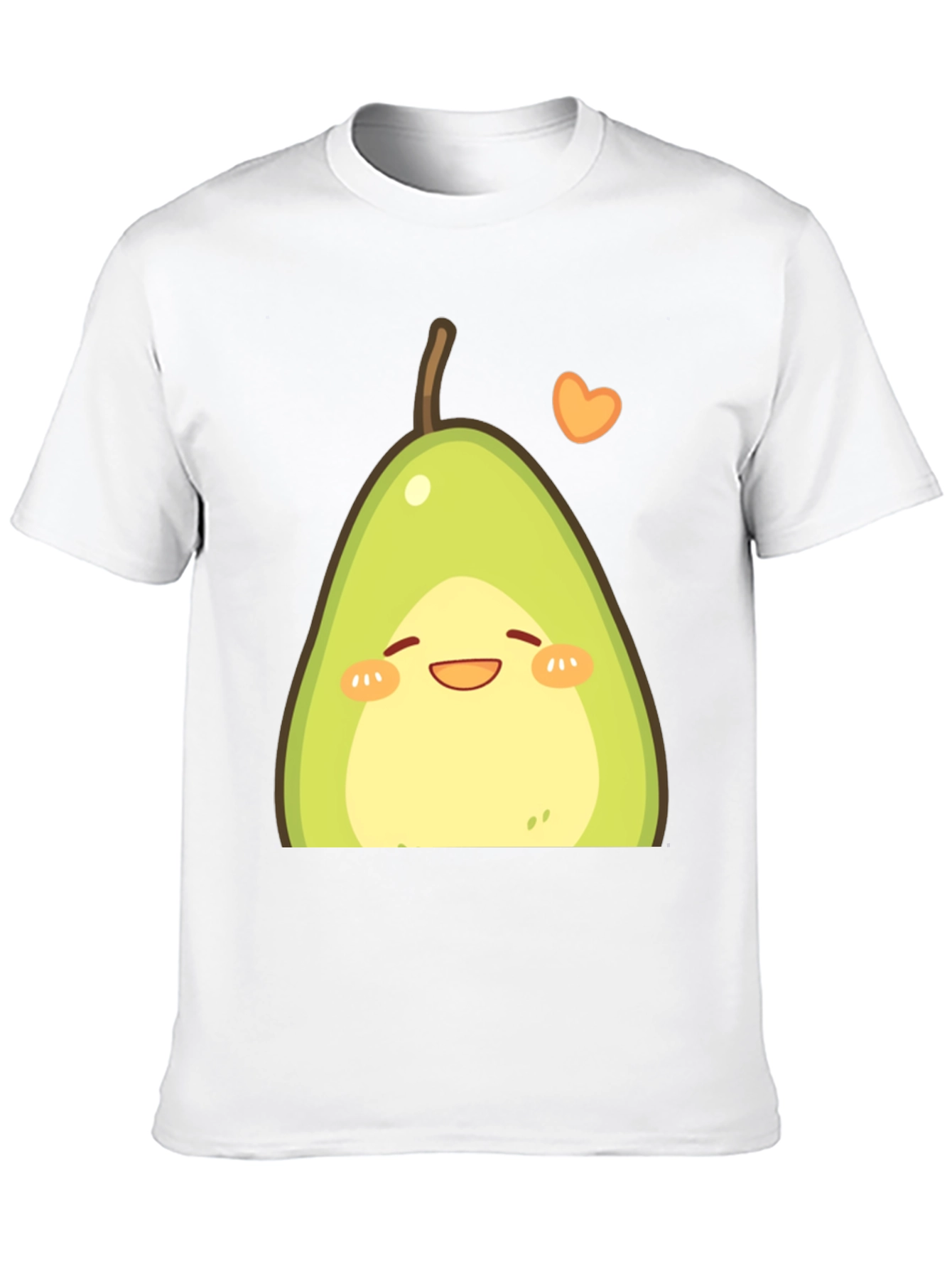 Cute Avocado Graphic T-Shirt - Black
