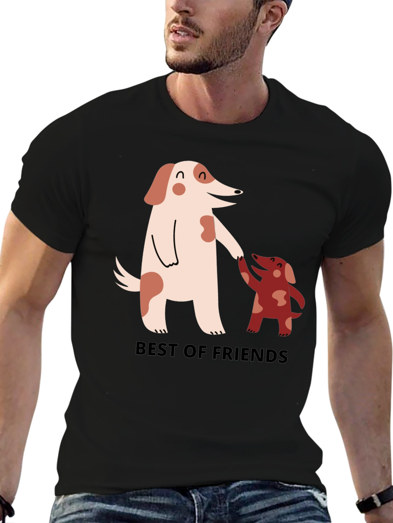 Best of Friends Dog T-Shirt