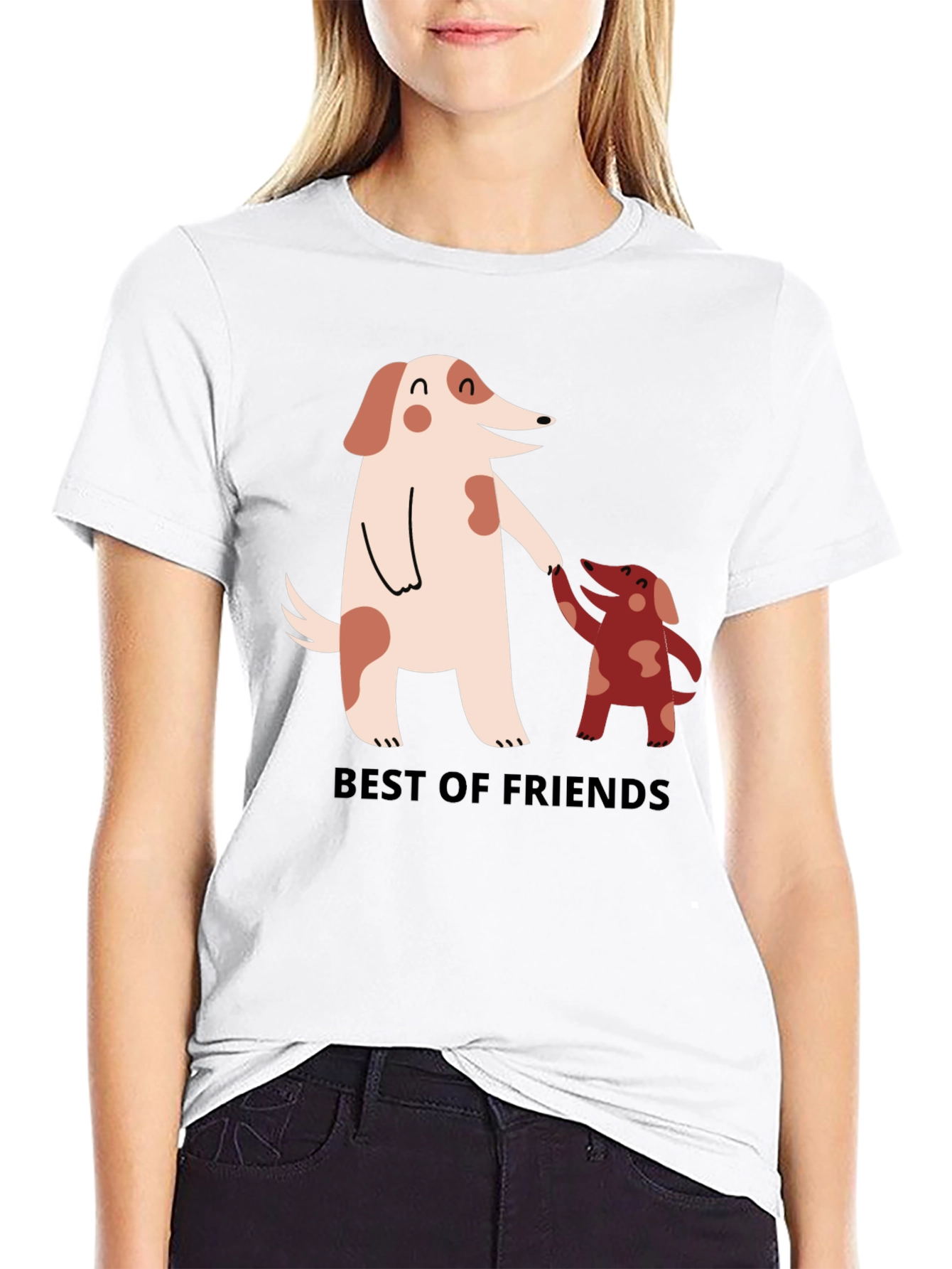 Best of Friends Dog T-Shirt