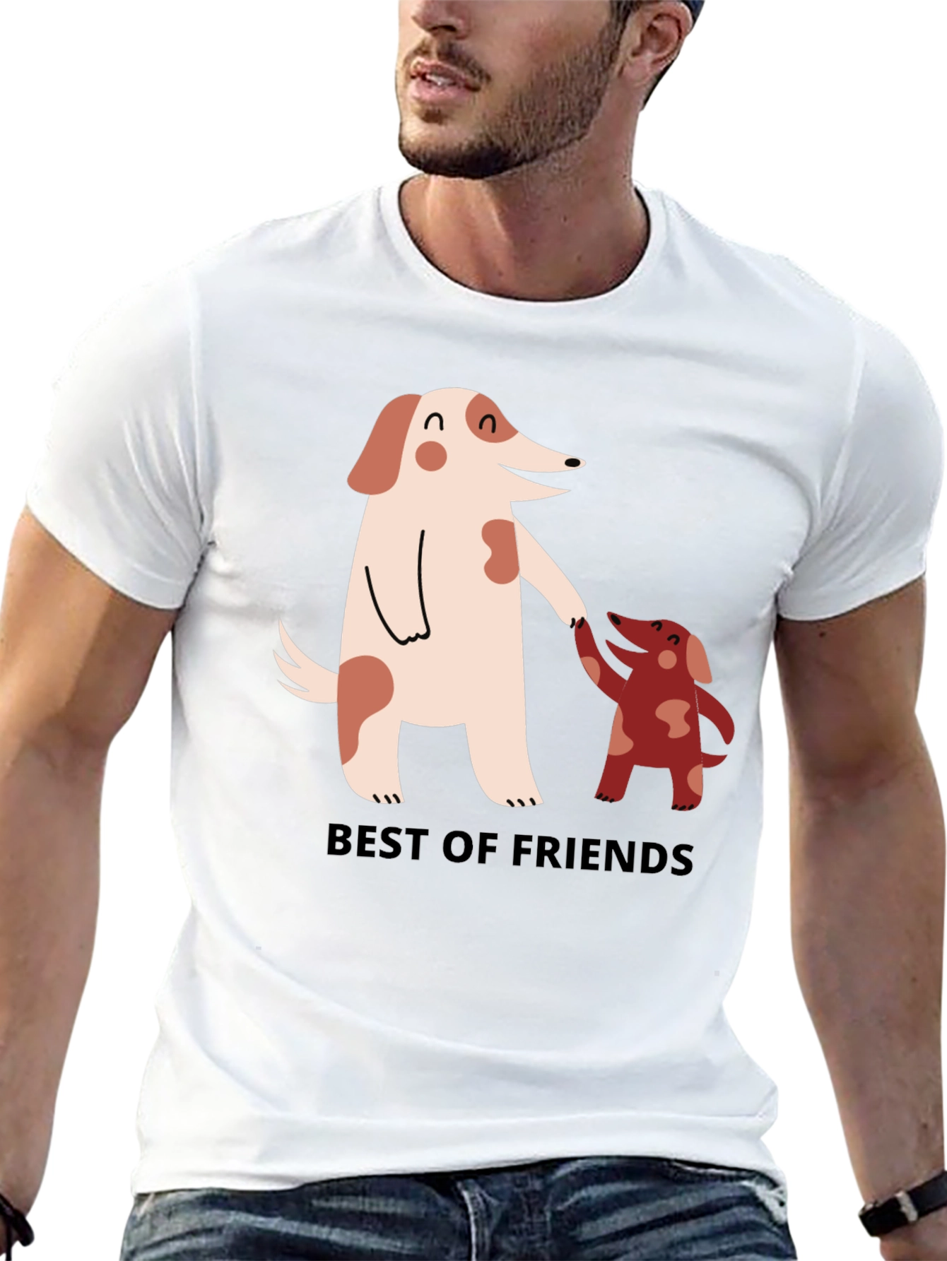 Best of Friends Dog T-Shirt