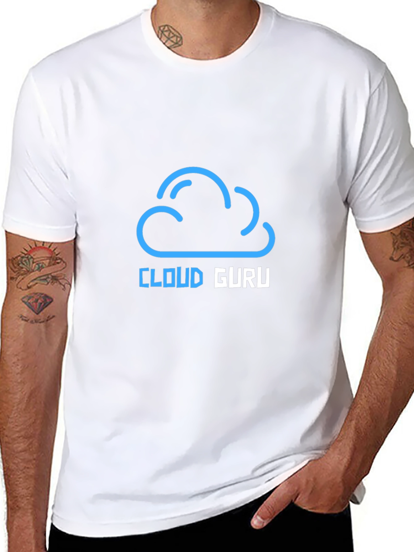 Cloud Guru Black T-Shirt - Tech Enthusiast Apparel
