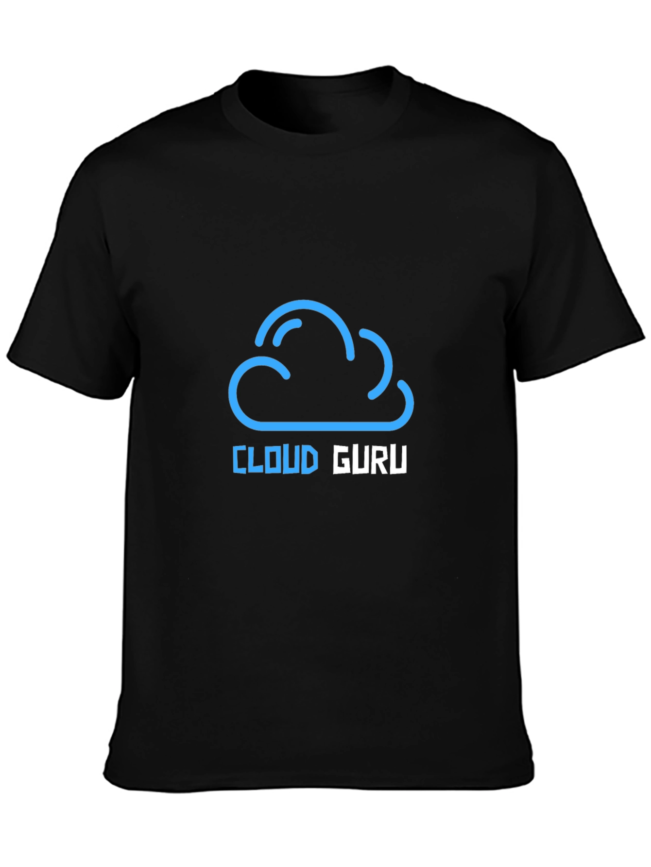 Cloud Guru Black T-Shirt - Tech Enthusiast Apparel