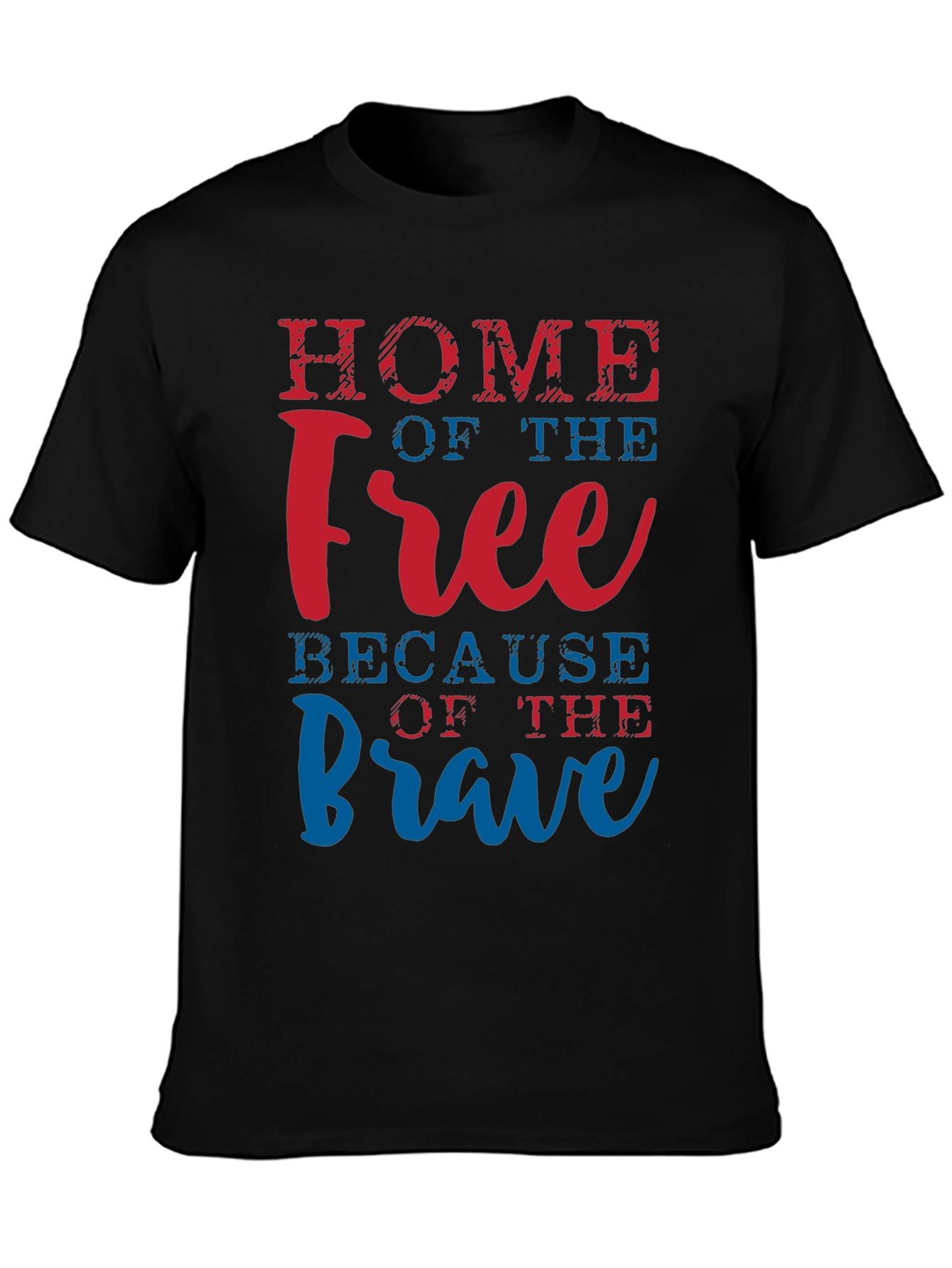Home of the Free Patriotic Graphic Tee