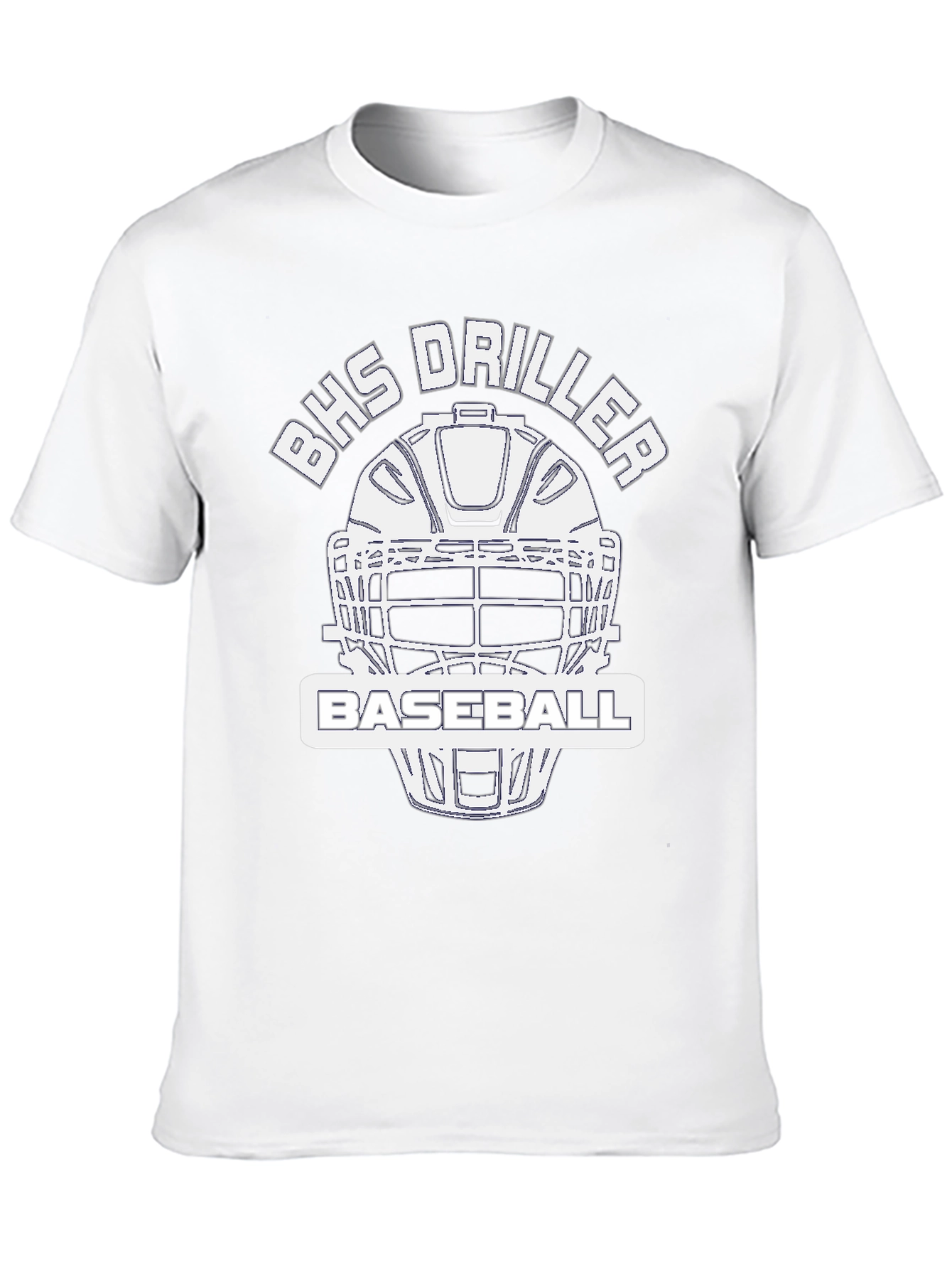 BHS Driller Baseball Black T-Shirt