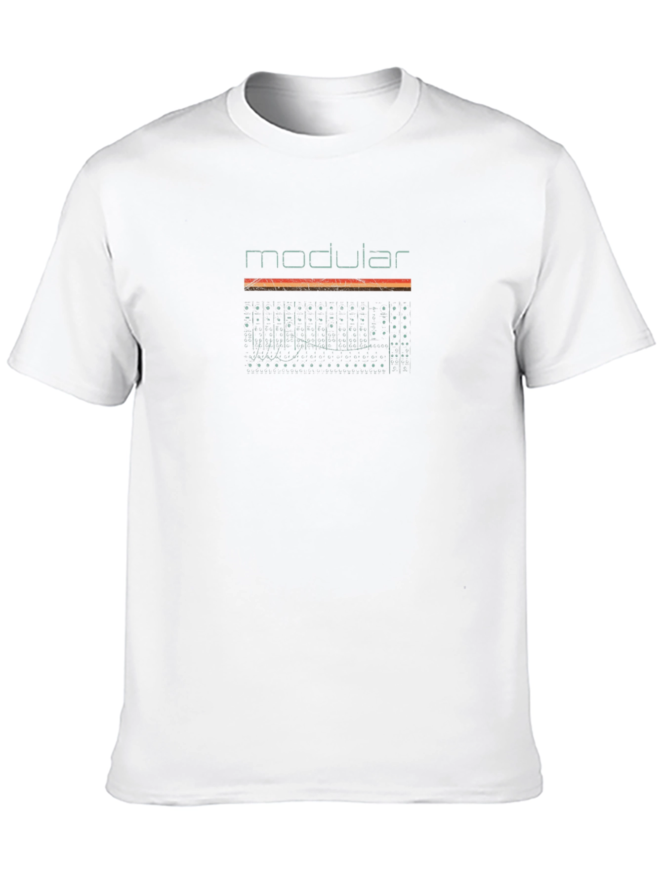 Modular Synth T-Shirt - Black Cotton Tee