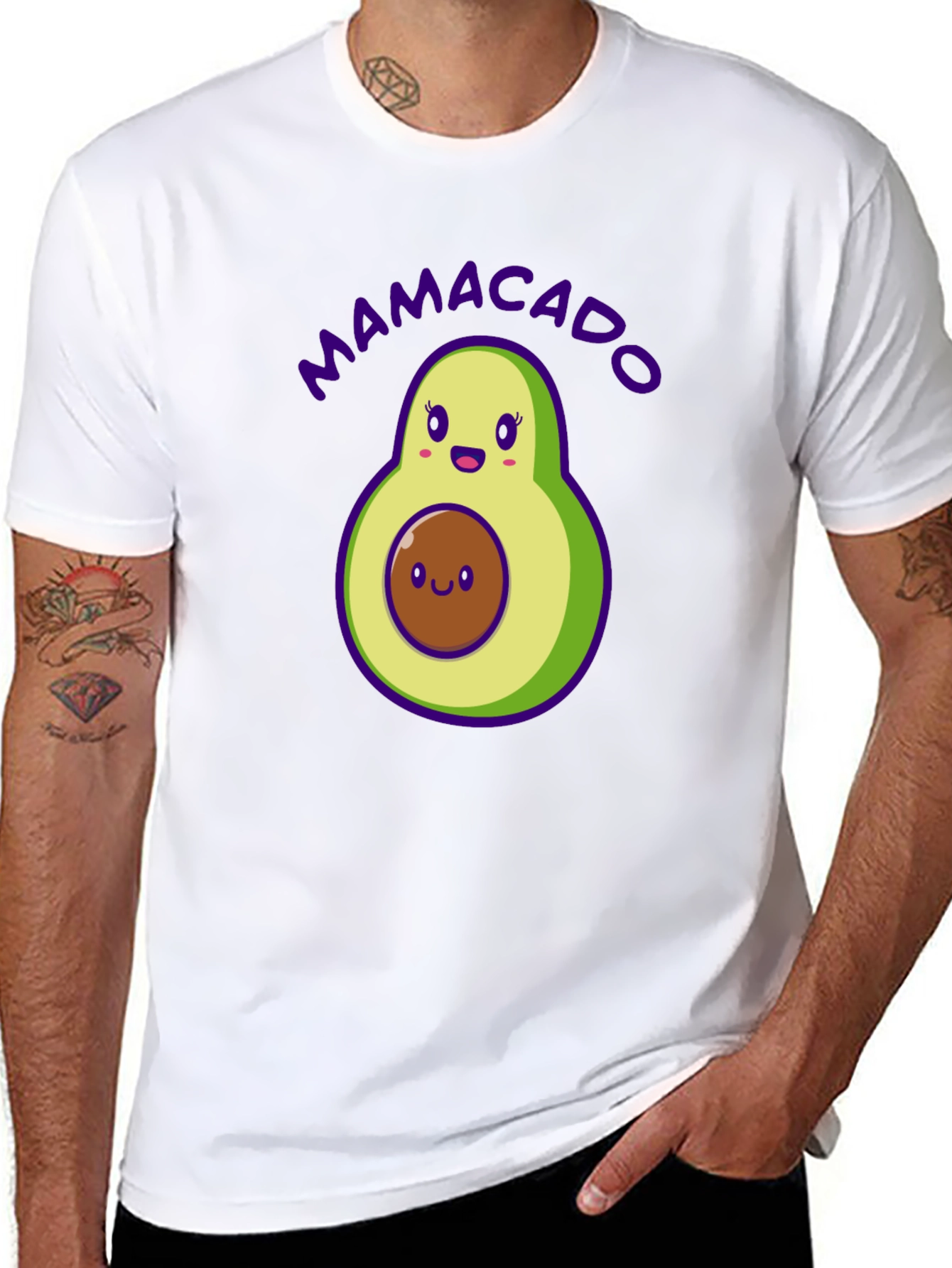 Mamacado Cute Avocado Graphic T-Shirt