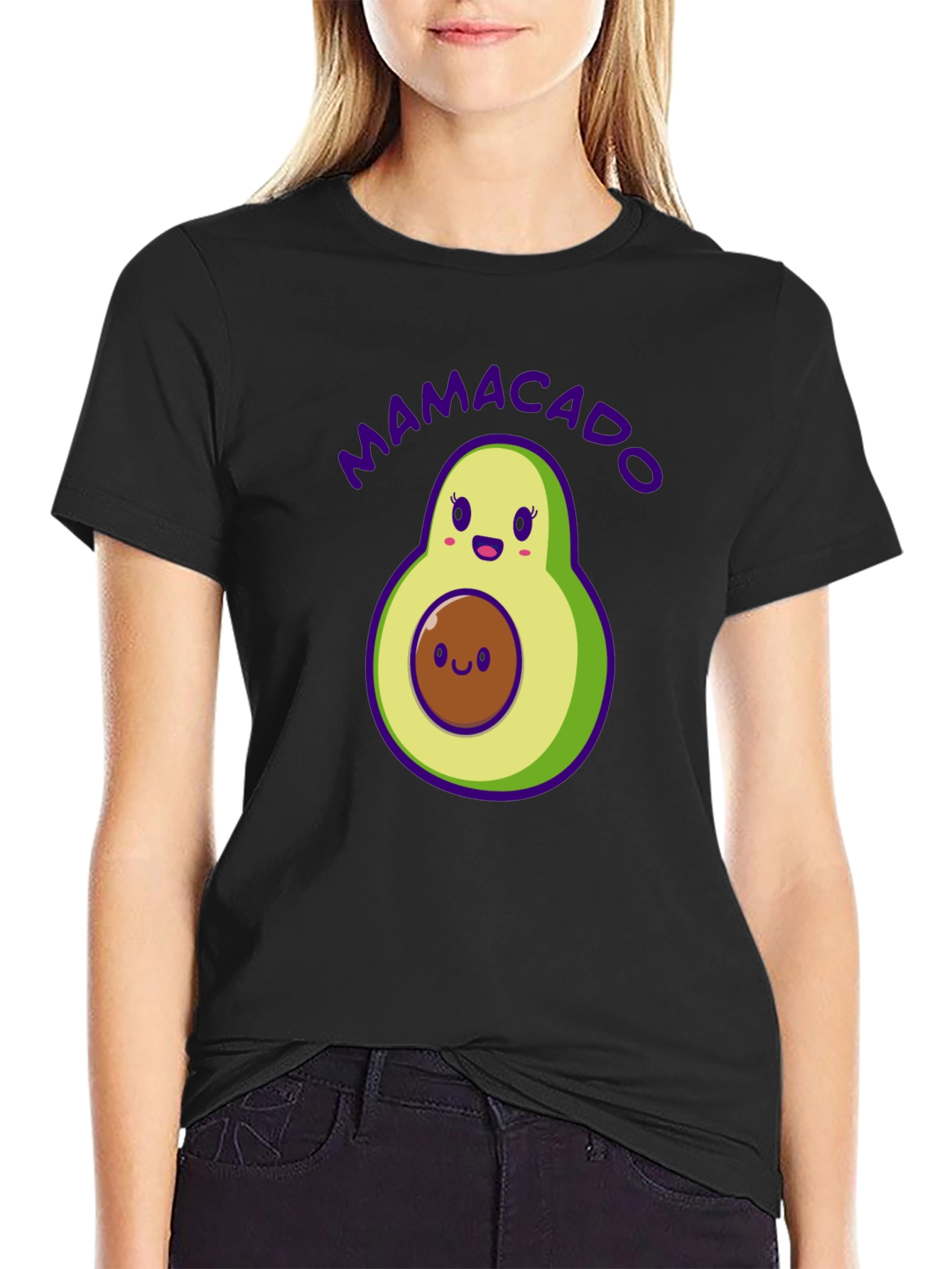 Mamacado Cute Avocado Graphic T-Shirt