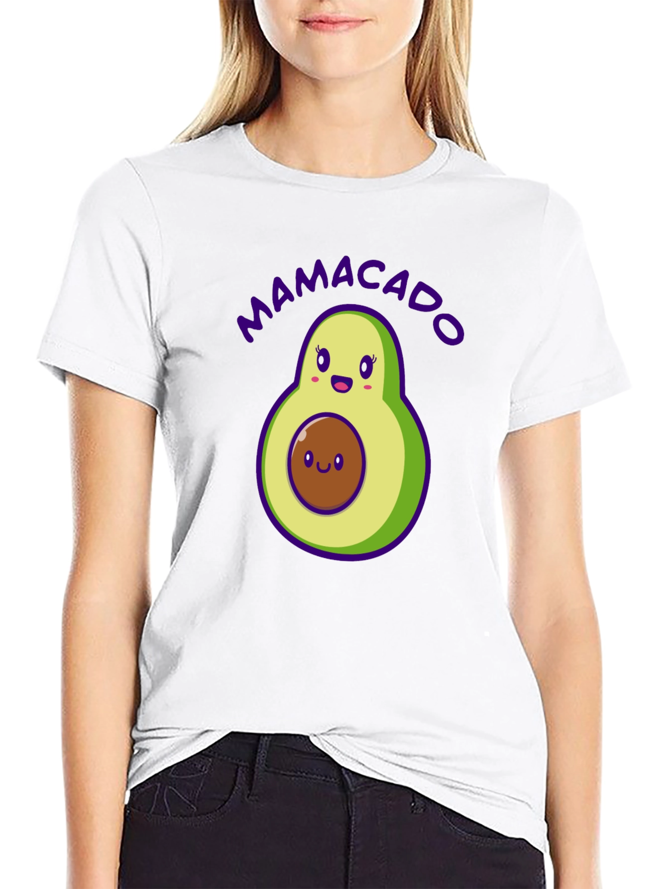 Mamacado Cute Avocado Graphic T-Shirt