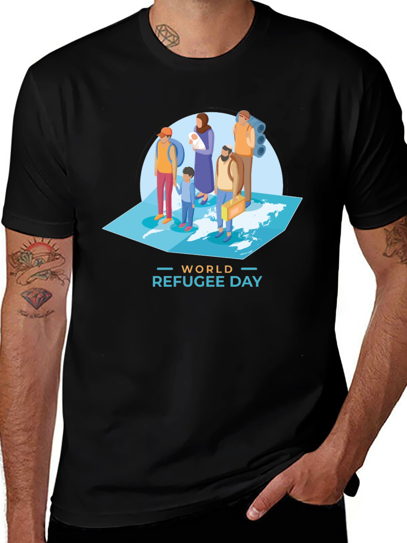 World Refugee Day Graphic T-Shirt