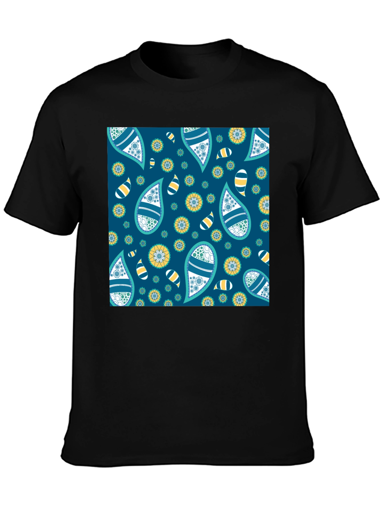Paisley Pattern T-Shirt: Stylish Casual Wear