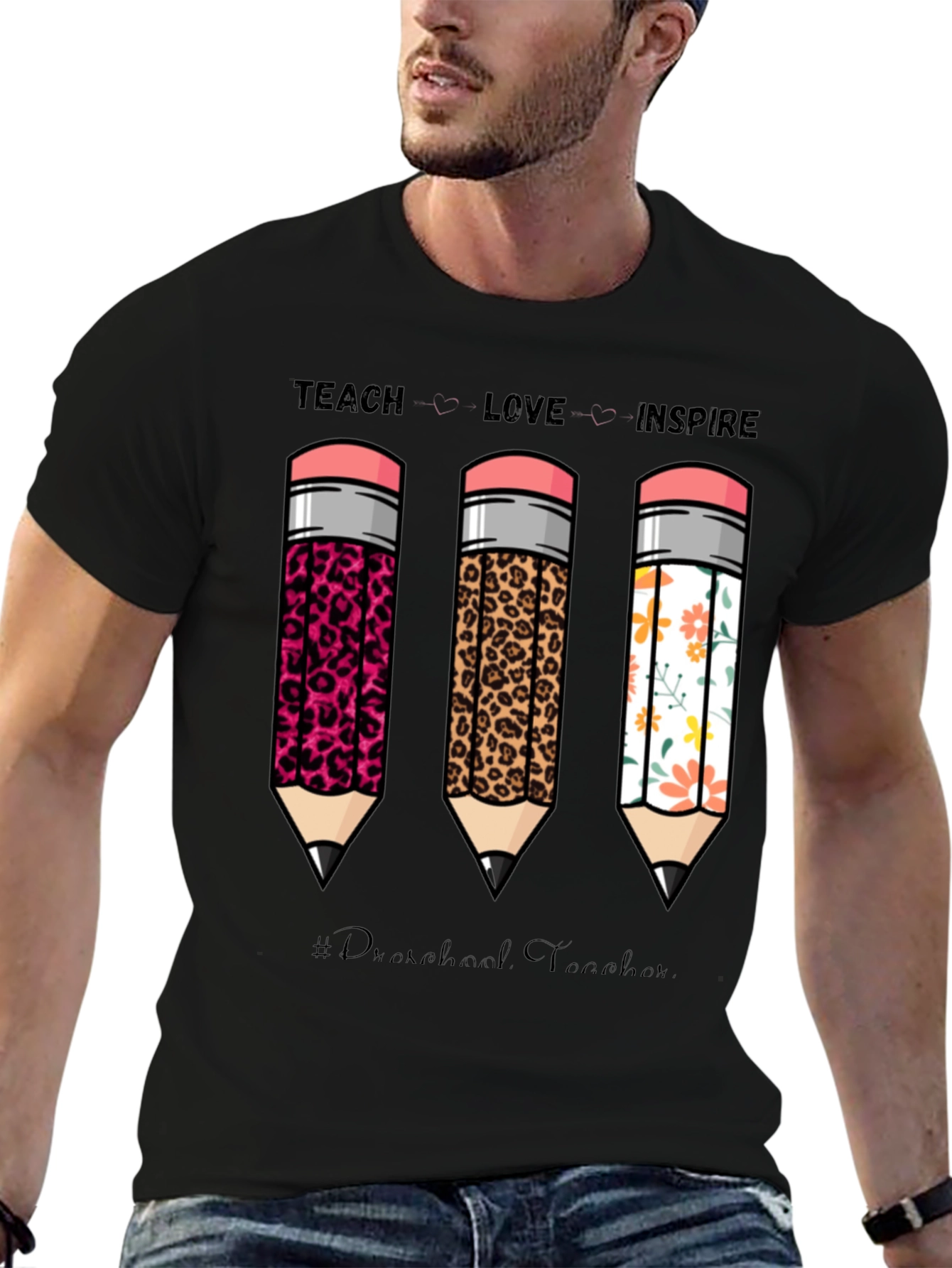 Teach Love Inspire Teacher Graphic Tee