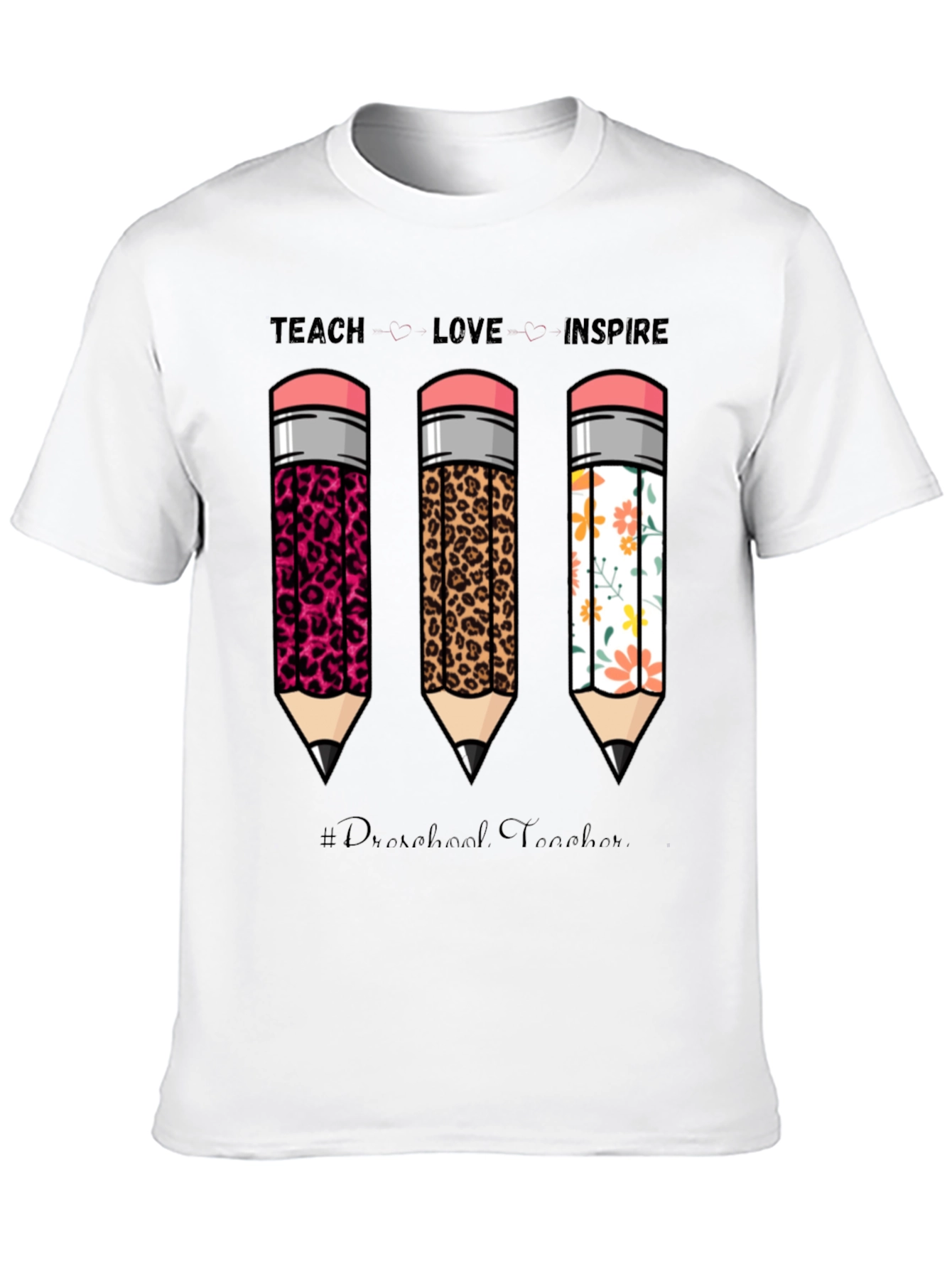 Teach Love Inspire Teacher Graphic Tee