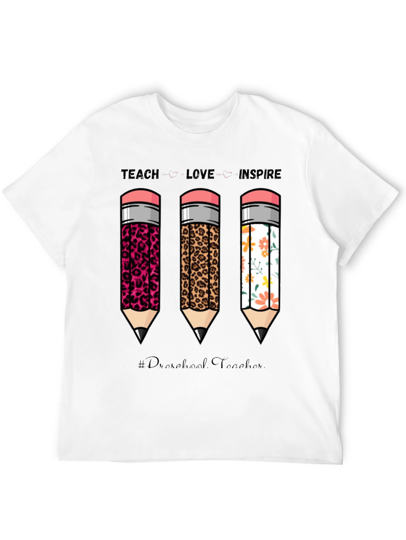 Teach Love Inspire Teacher Graphic Tee