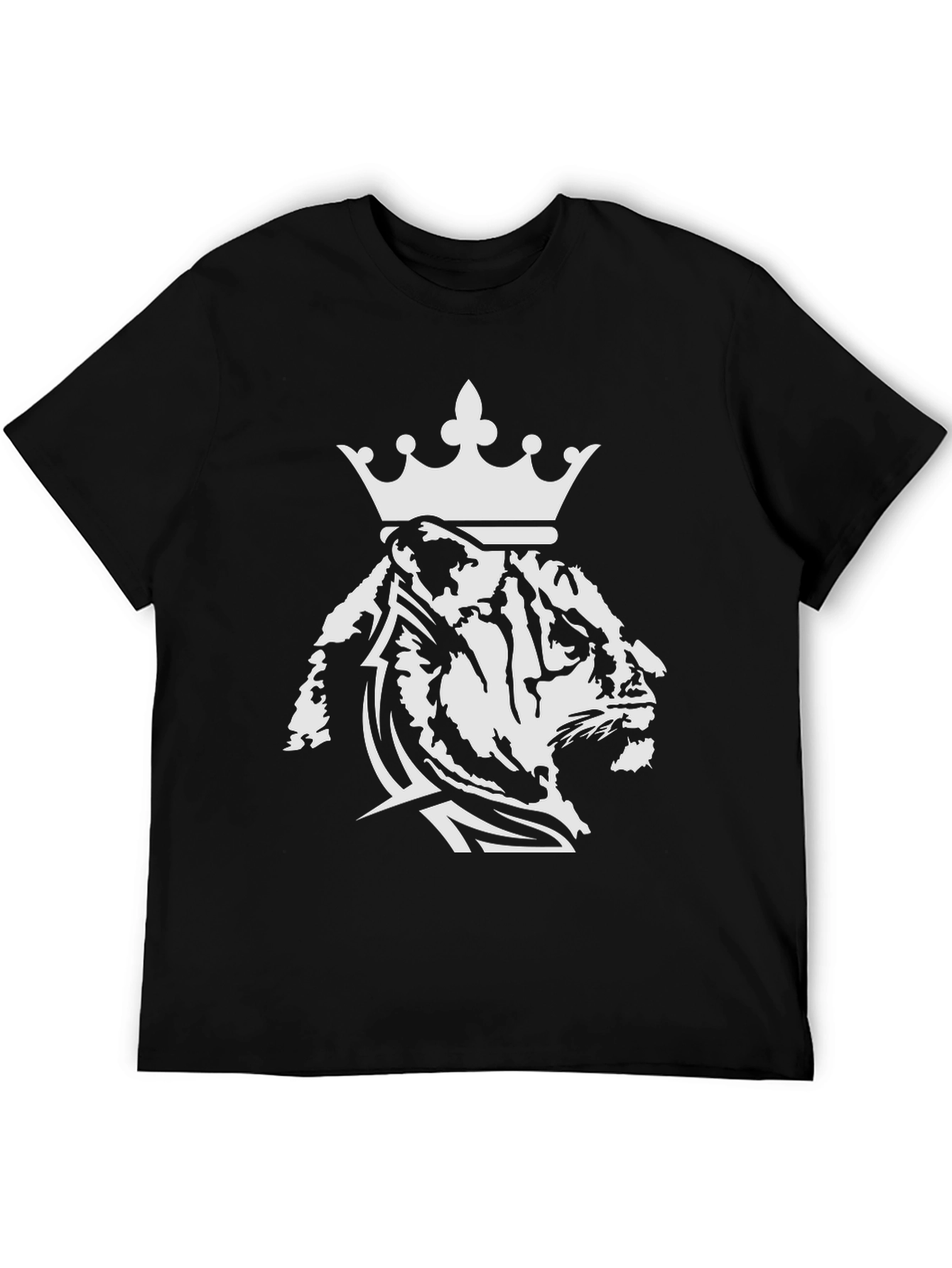 King Tiger Graphic Tee - Black T-Shirt