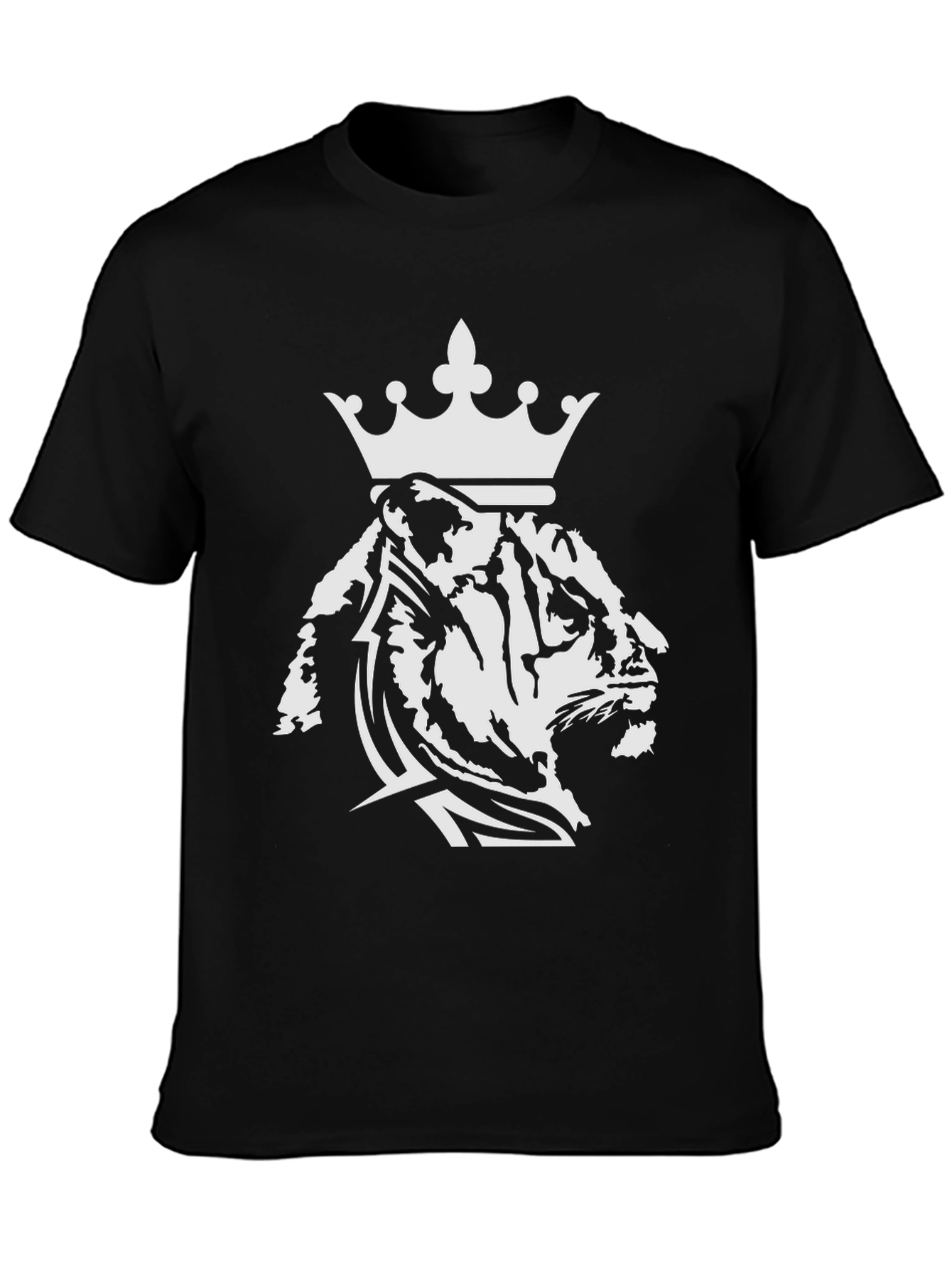 King Tiger Graphic Tee - Black T-Shirt